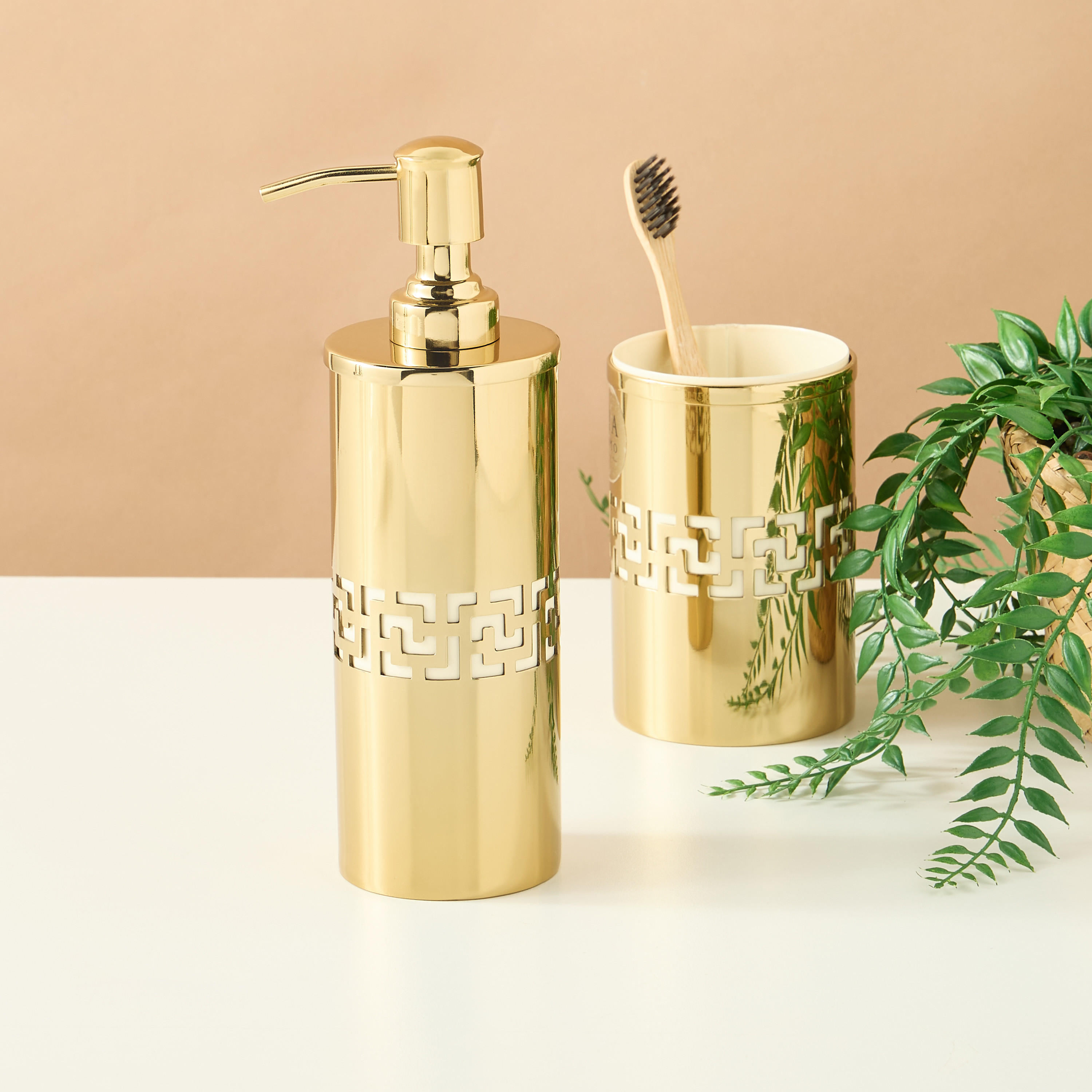 Gia Como Stainless Steel Lotion Dispenser-household-bathandlaundry-bathaccessories-soapdishesanddispensers-image-1