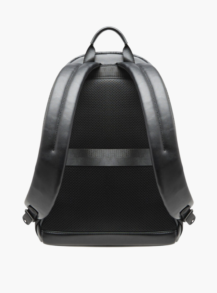 Duchini Monogram Print Backpack with Zip Closure and Laptop Compartment - 31x43x17 cm-men-bags-image-4
