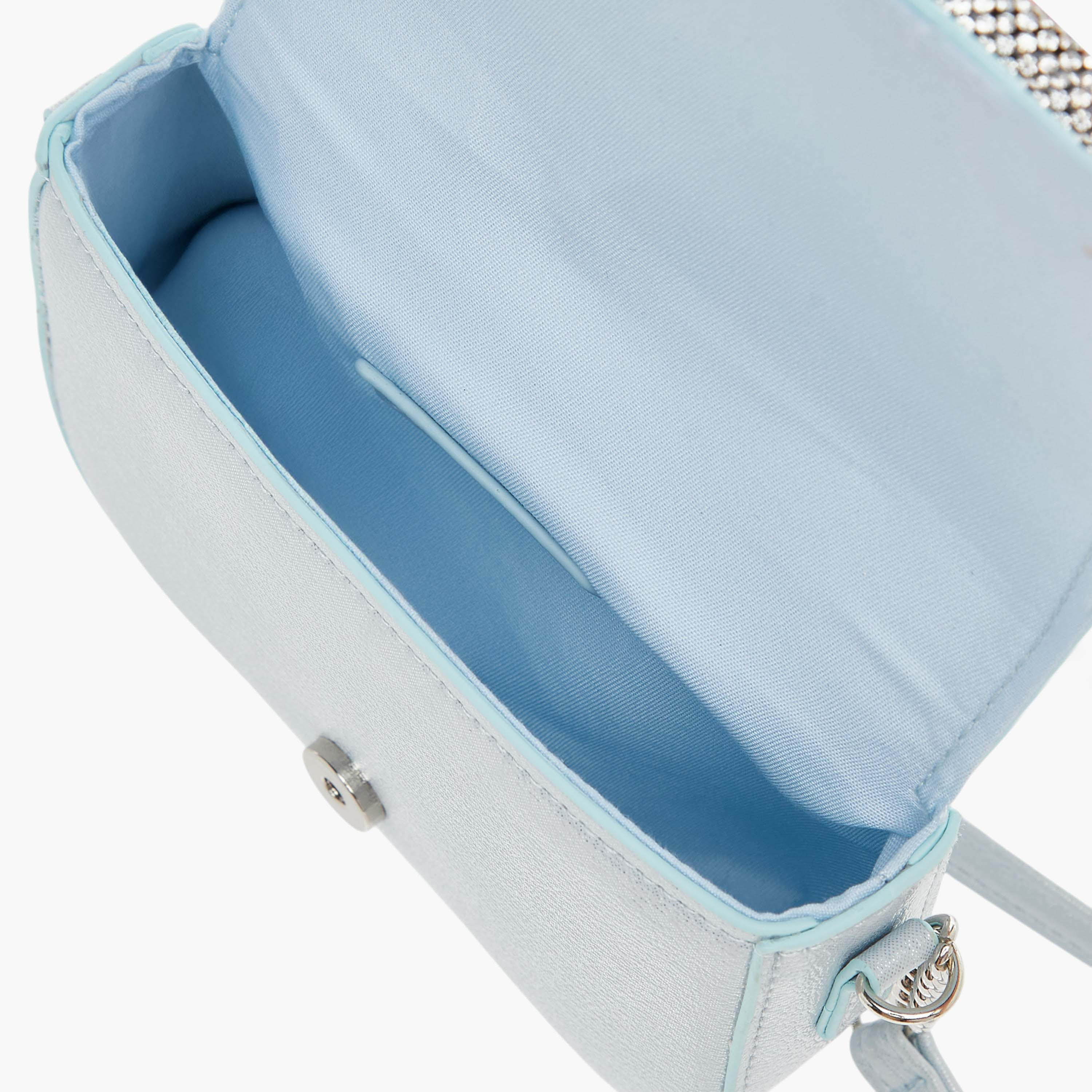 Celeste Bow Embellished Crossbody Bag with Chain Detail Strap and Flap Closure-girls-accessories-bags-image-7