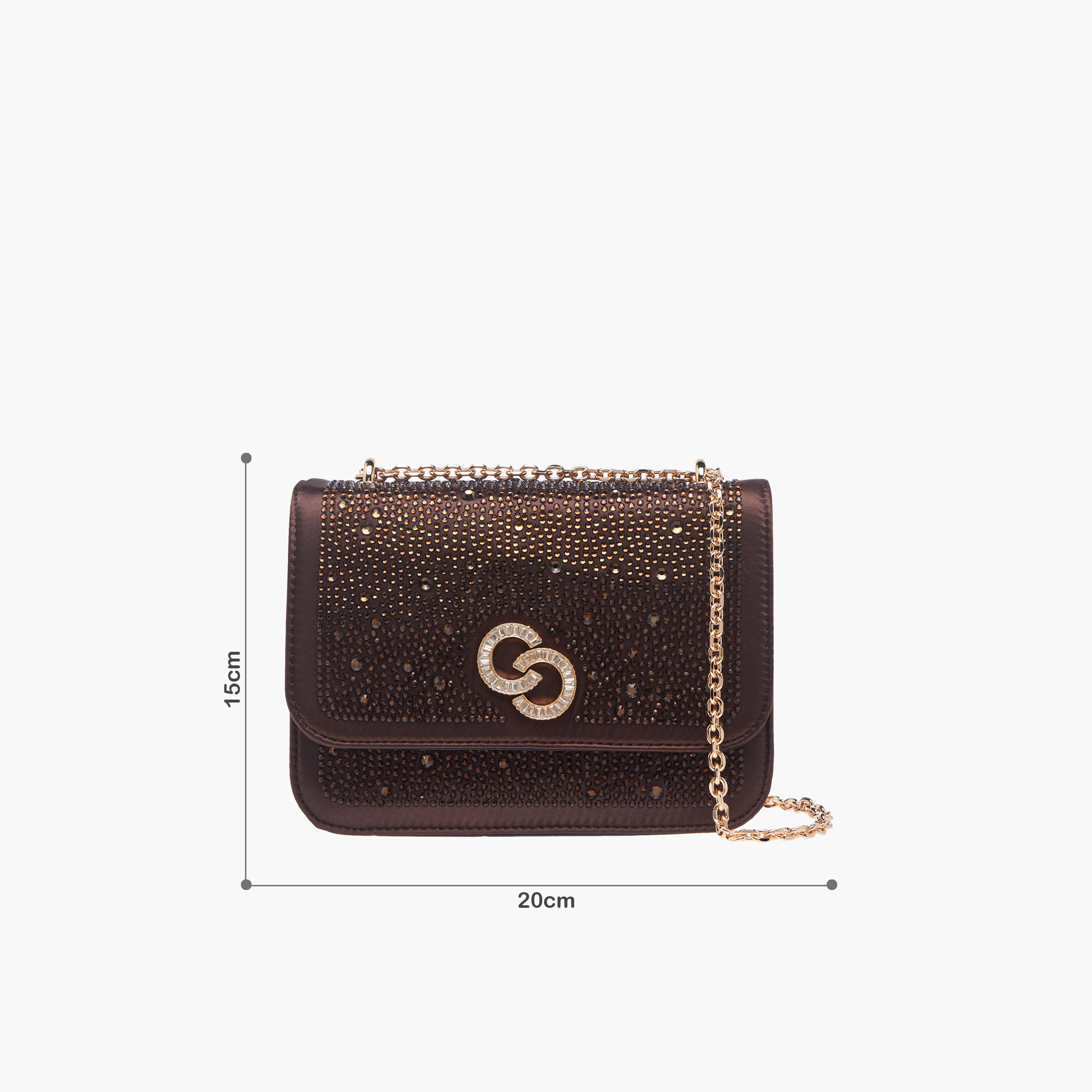 شنطة كروس بودي مزين بحجر الراين مع حزام سلسلة من سيليست-women-bagsandwallets-handbags-image-8
