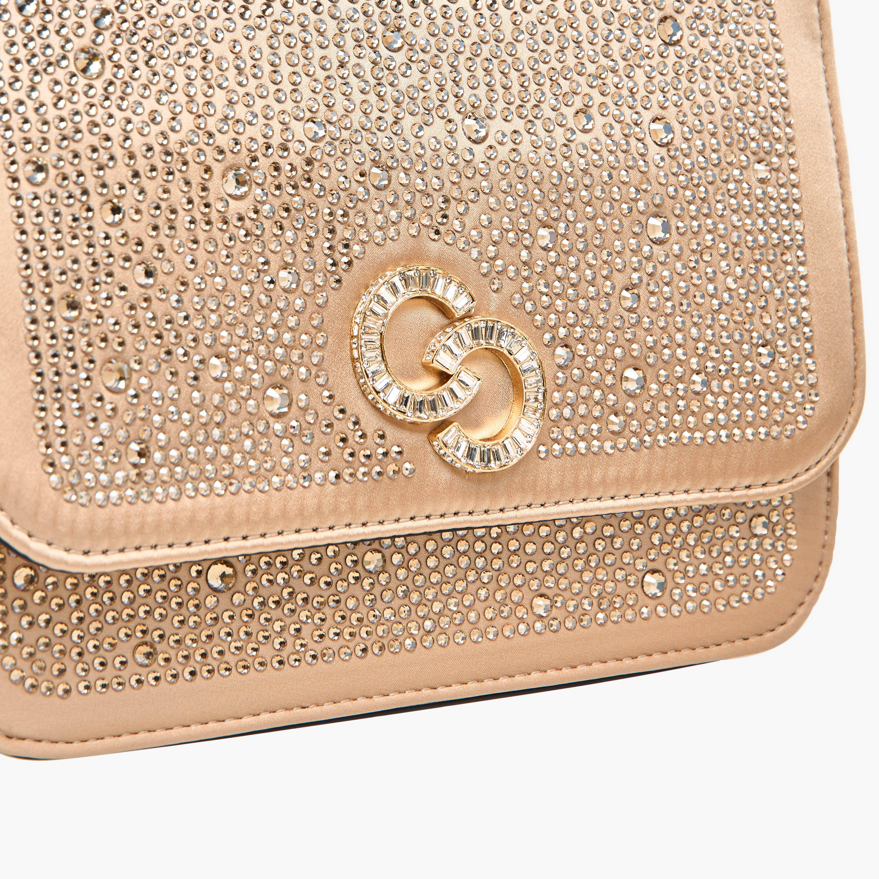 Celeste Rhinestone Embellished Crossbody Bag with Chain Strap-women-bagsandwallets-handbags-image-4