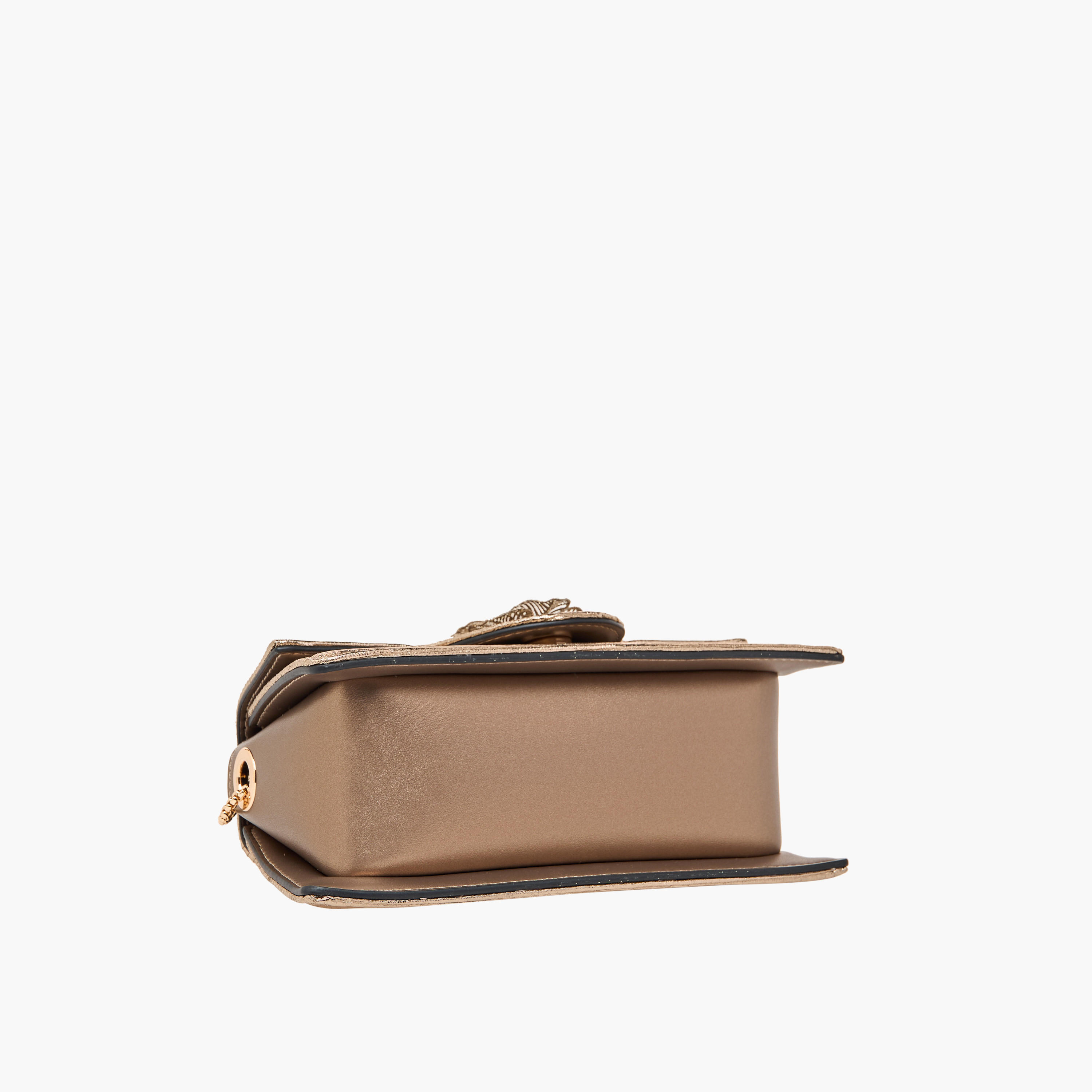 شنطة ساتشيل بمقبض علوي وحزام سلسلة مزين بزهرة من سيليست-women-bagsandwallets-handbags-image-6