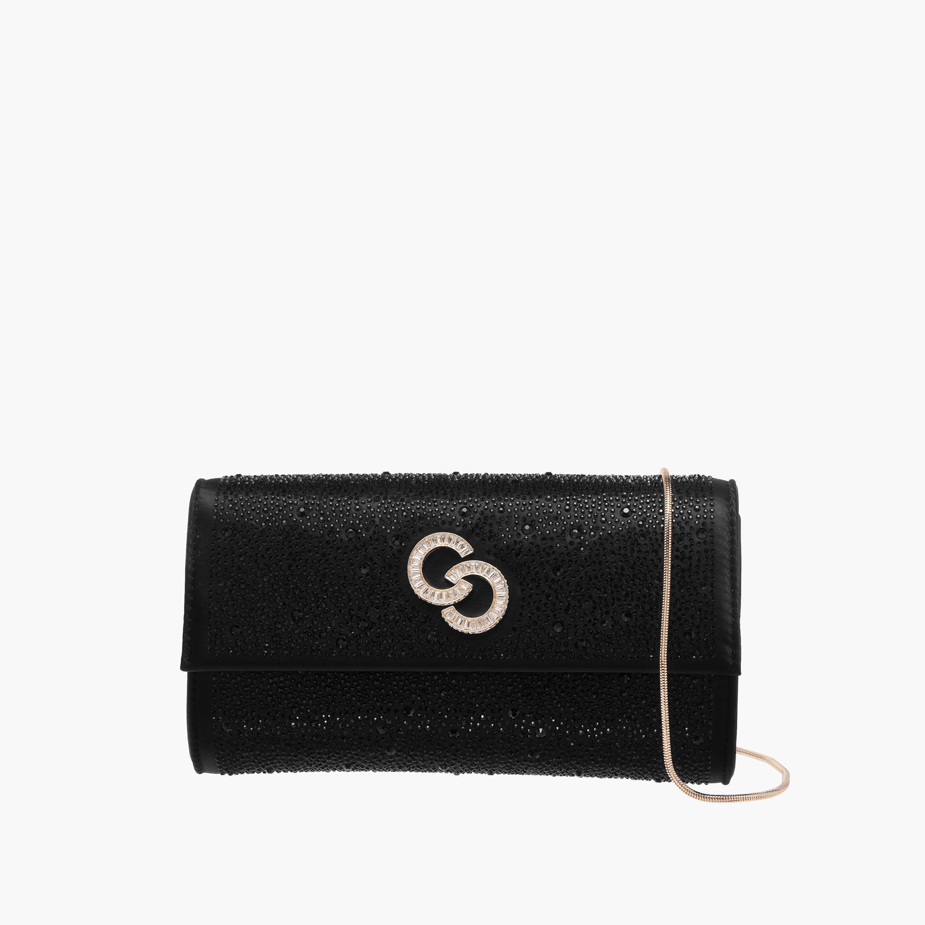 شنطة كروس بودي مزينة بحزام سلسلة وزر إغلاق مغناطيسي من سيليست-women-bagsandwallets-handbags-image-1