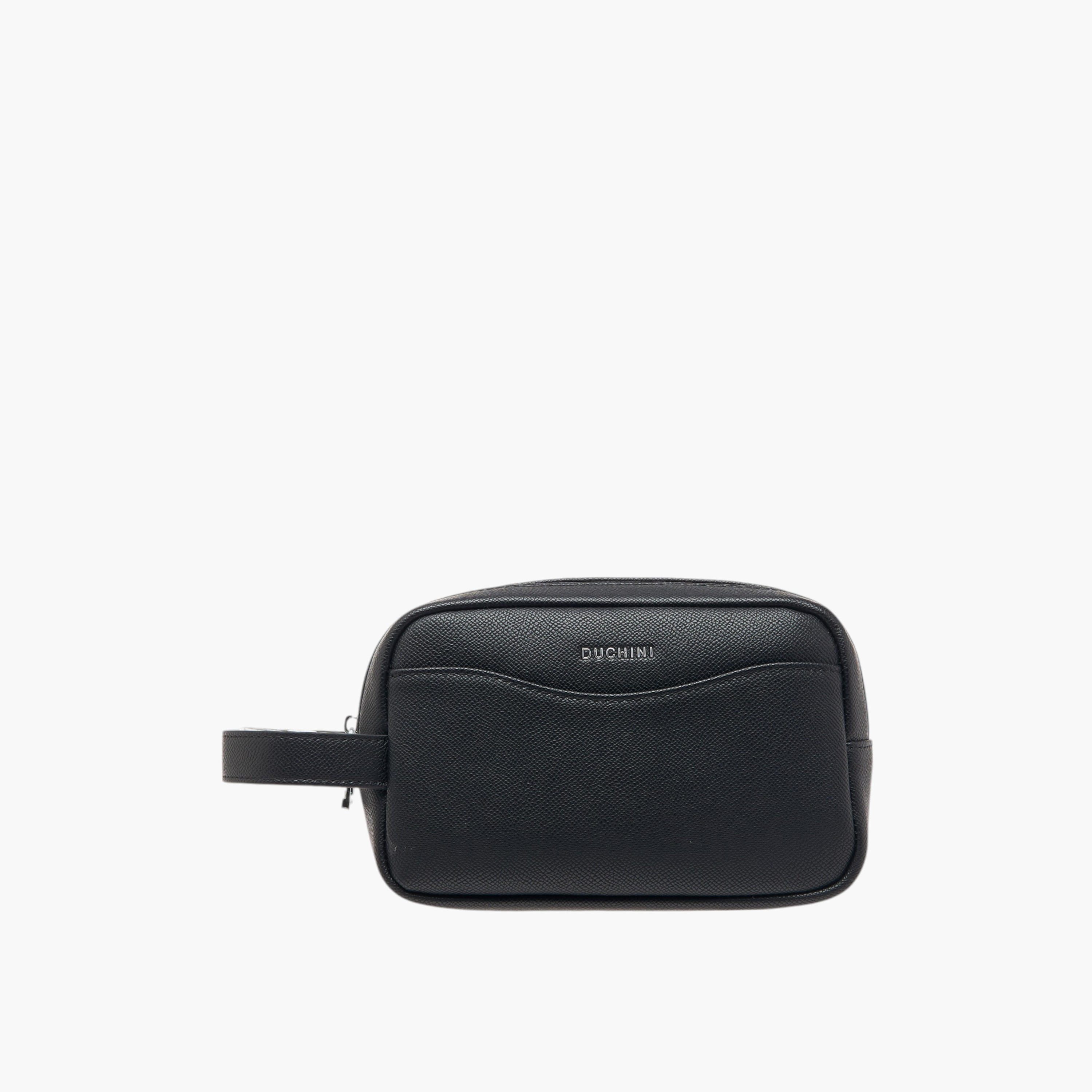 Duchini Textured Pouch with Zip Closure-travel-accessories-image-1