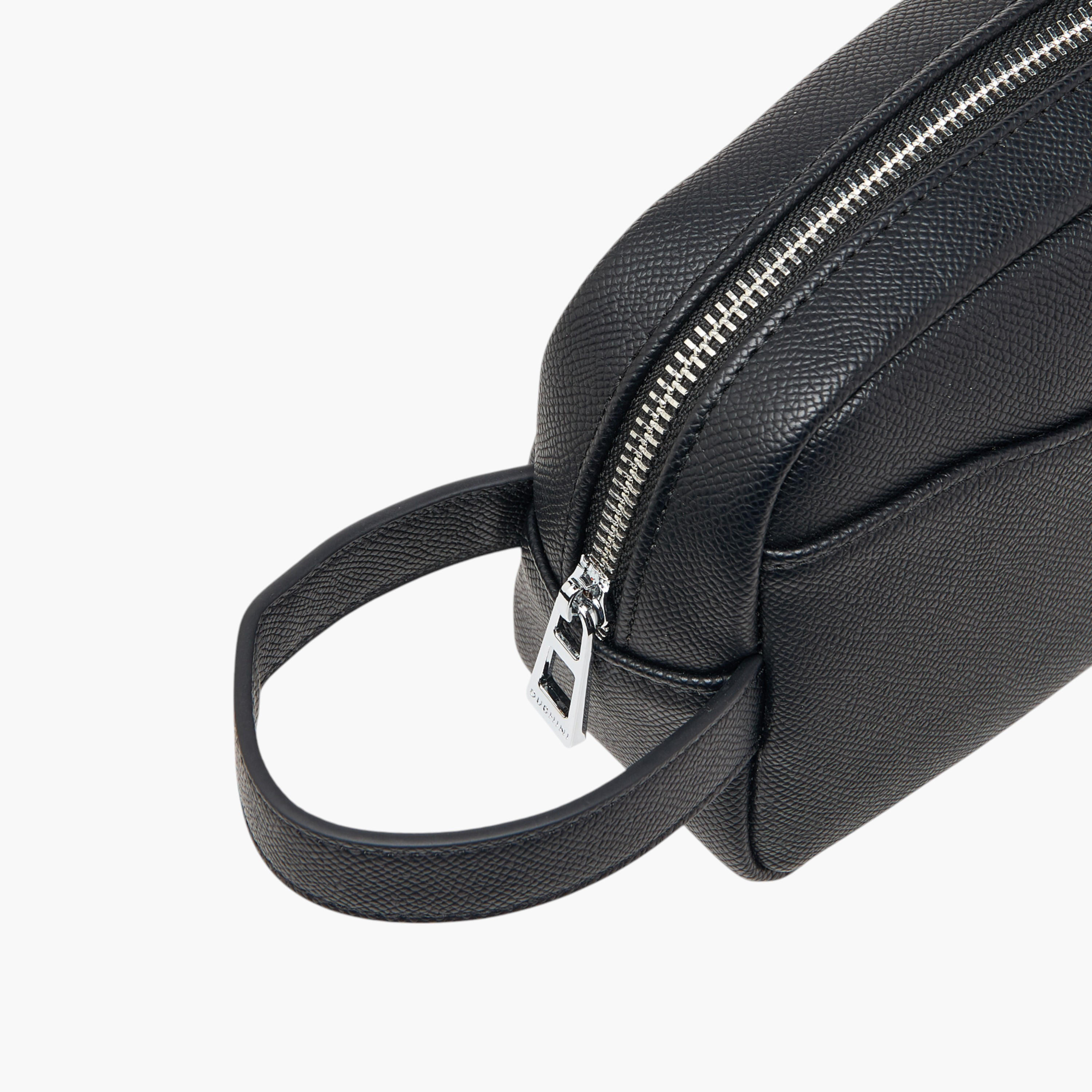 Duchini Textured Pouch with Zip Closure-travel-accessories-image-3