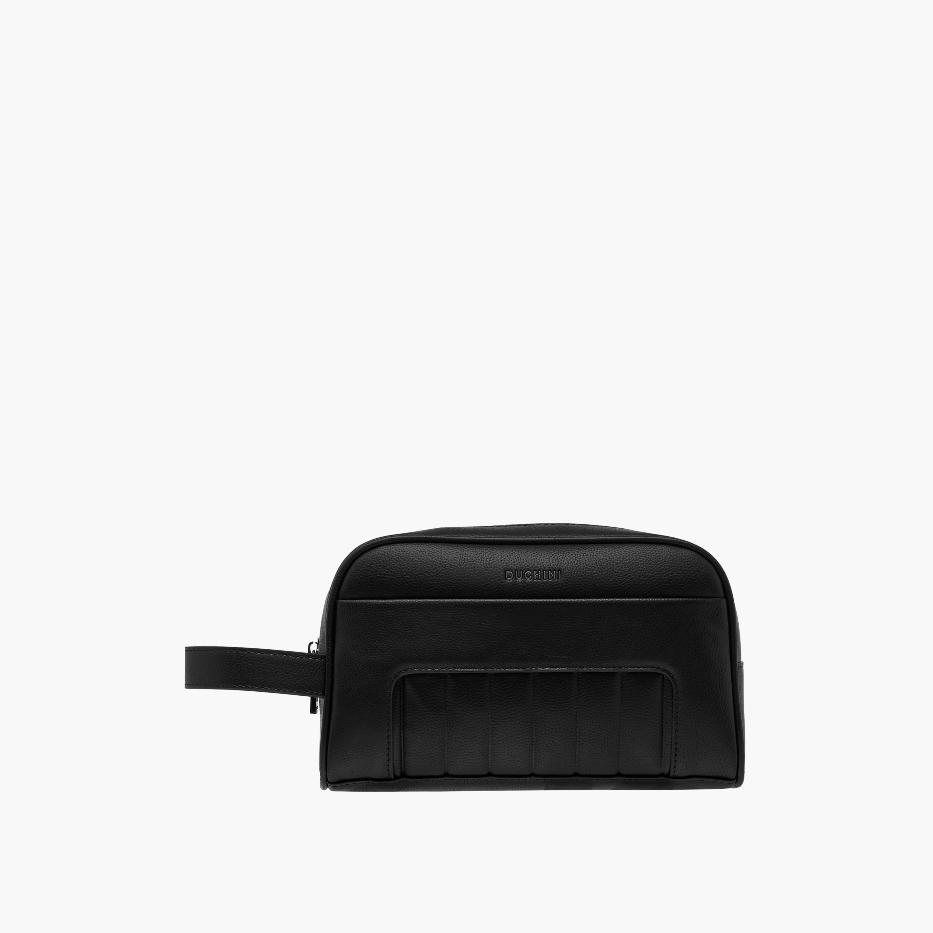 Duchini Textured Pouch with Zip Closure-travel-accessories-image-1