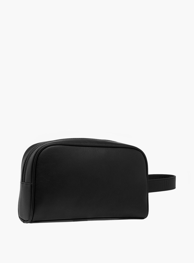 Duchini Textured Pouch with Zip Closure-travel-accessories-image-2