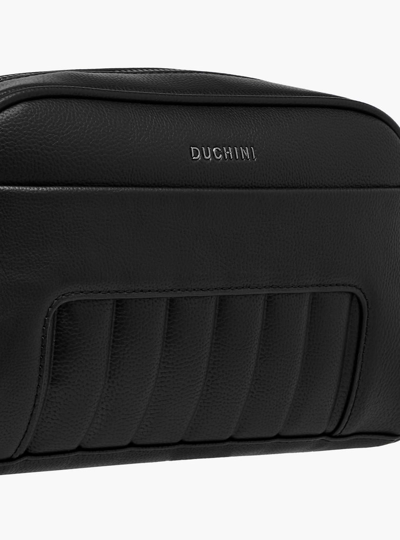 Duchini Textured Pouch with Zip Closure-travel-accessories-image-3