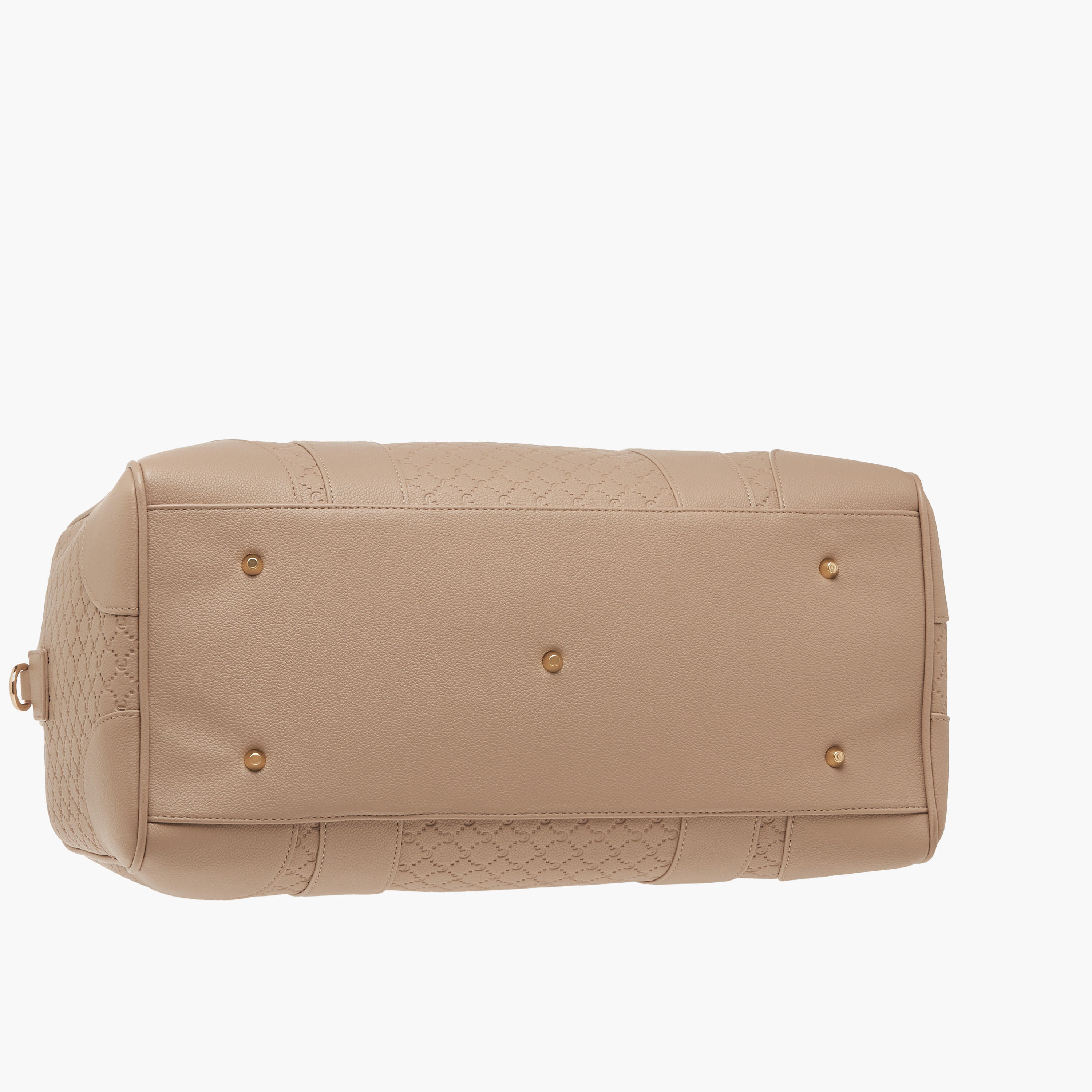 Le Confort Monogram Textured Duffel Bag with Zip Closure with Double Handle-travel-luggagesandbags-dufflebags-image-5