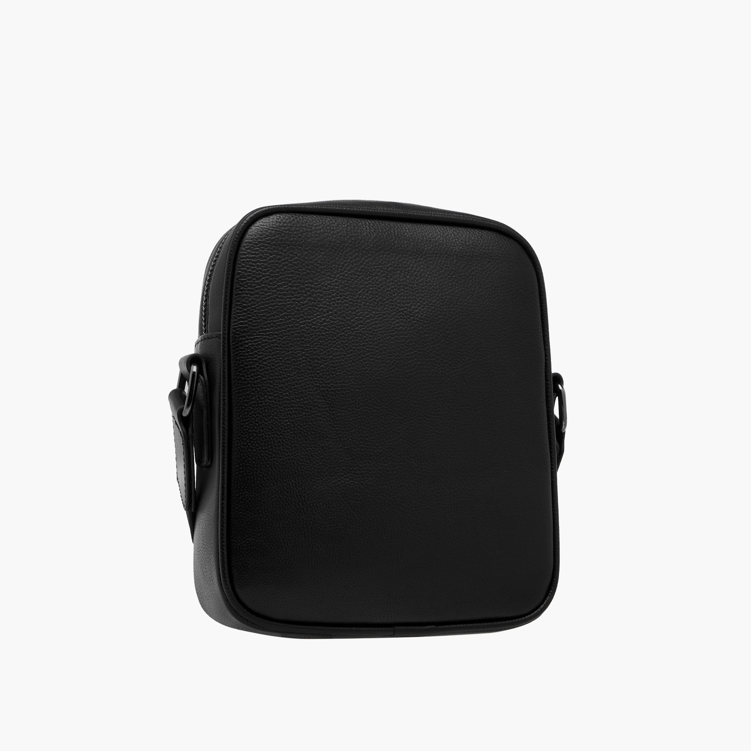 Duchini Textured Crossbody Bag with Adjustable Strap and Zip Closure-men-bags-image-3