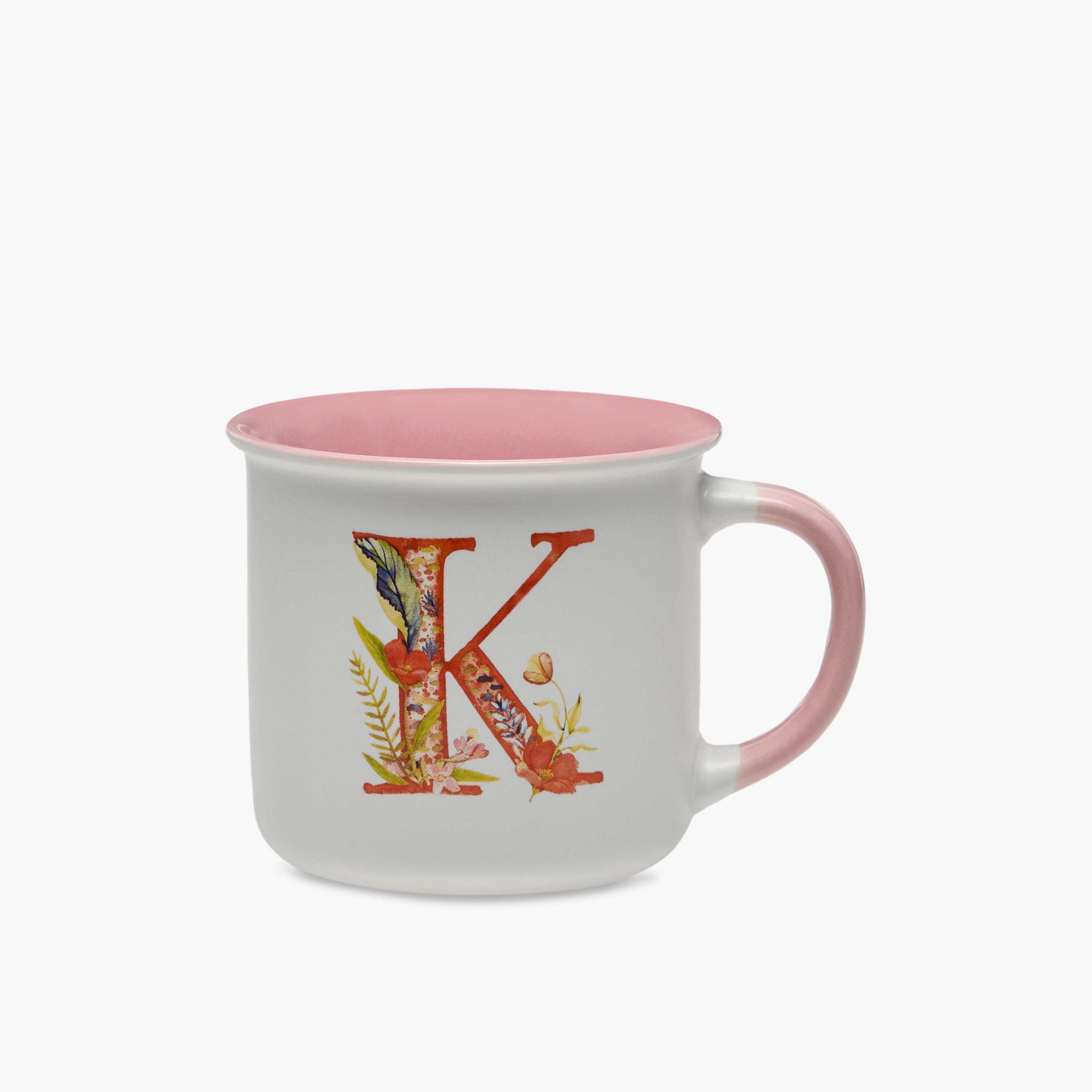 Graphic Print New Bone China Mug with Initial K - 355 ml-household-dining-teaandcoffee-mugsandcups-image-1