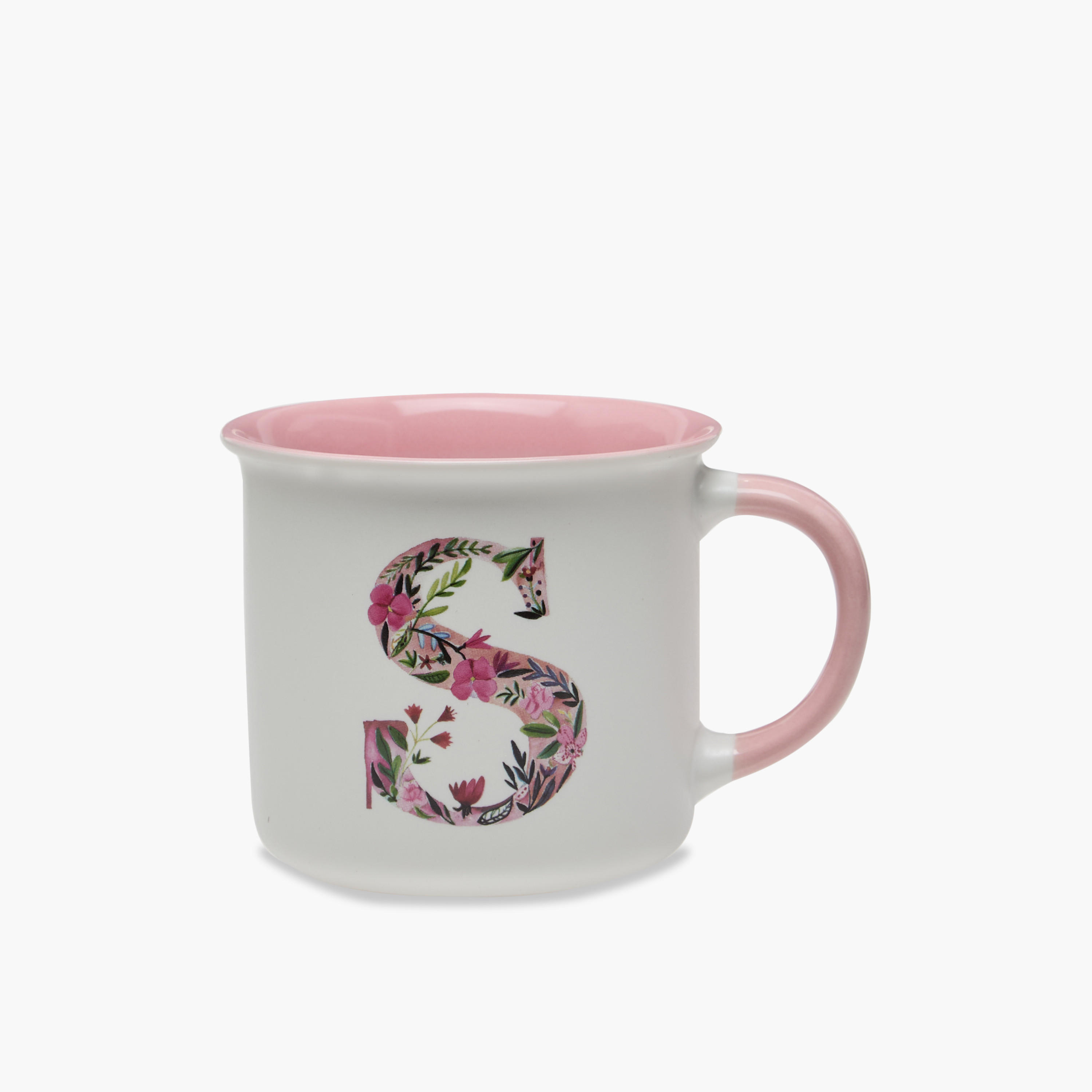 Graphic Print New Bone China Mug with Initial S - 355 ml-household-dining-teaandcoffee-mugsandcups-image-1