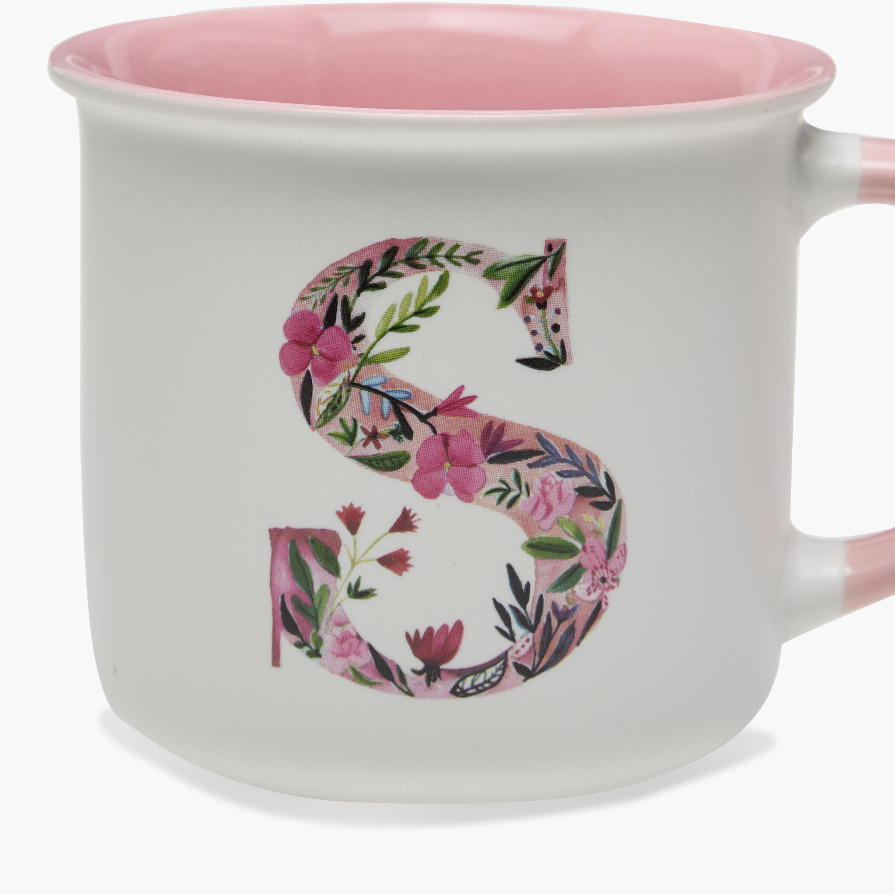 Graphic Print New Bone China Mug with Initial S - 355 ml-household-dining-teaandcoffee-mugsandcups-image-3