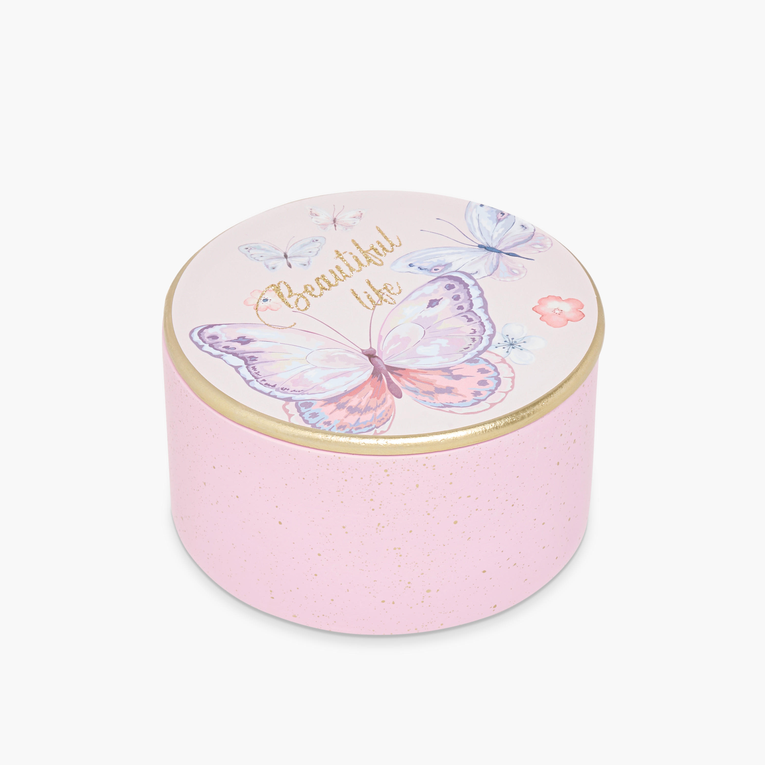 Butterfly Print Jewellery Organiser - 13x13x7 cms-women-watchesandjewellery-jewellery-storage-image-1
