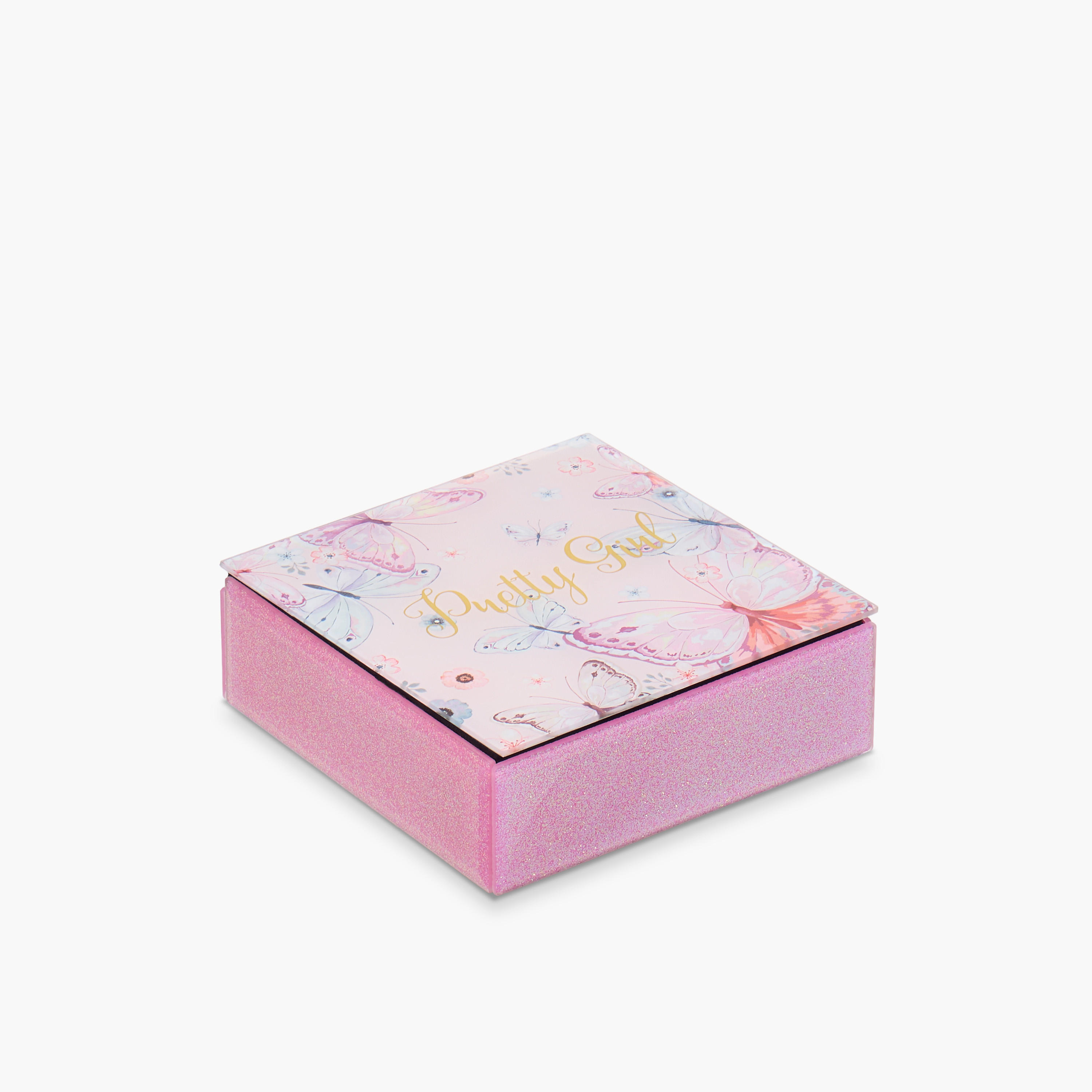 منظم مجوهرات بطبعات فراشة - 15x6x15 سم-women-watchesandjewellery-jewellery-storage-image-1