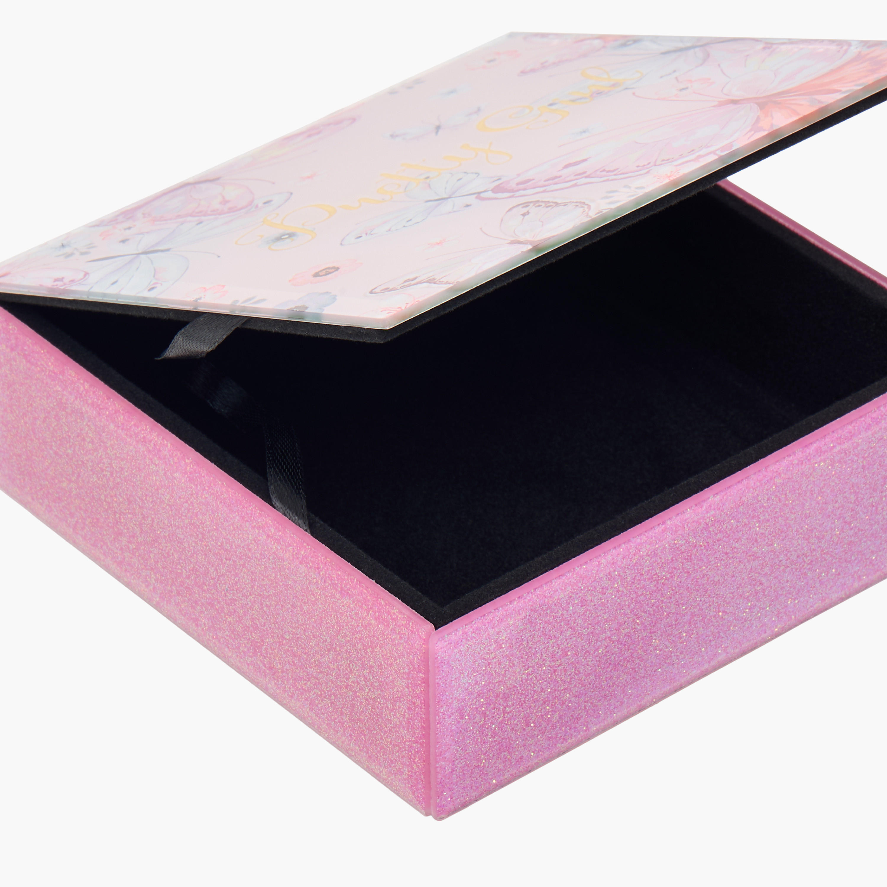 منظم مجوهرات بطبعات فراشة - 15x6x15 سم-women-watchesandjewellery-jewellery-storage-image-4