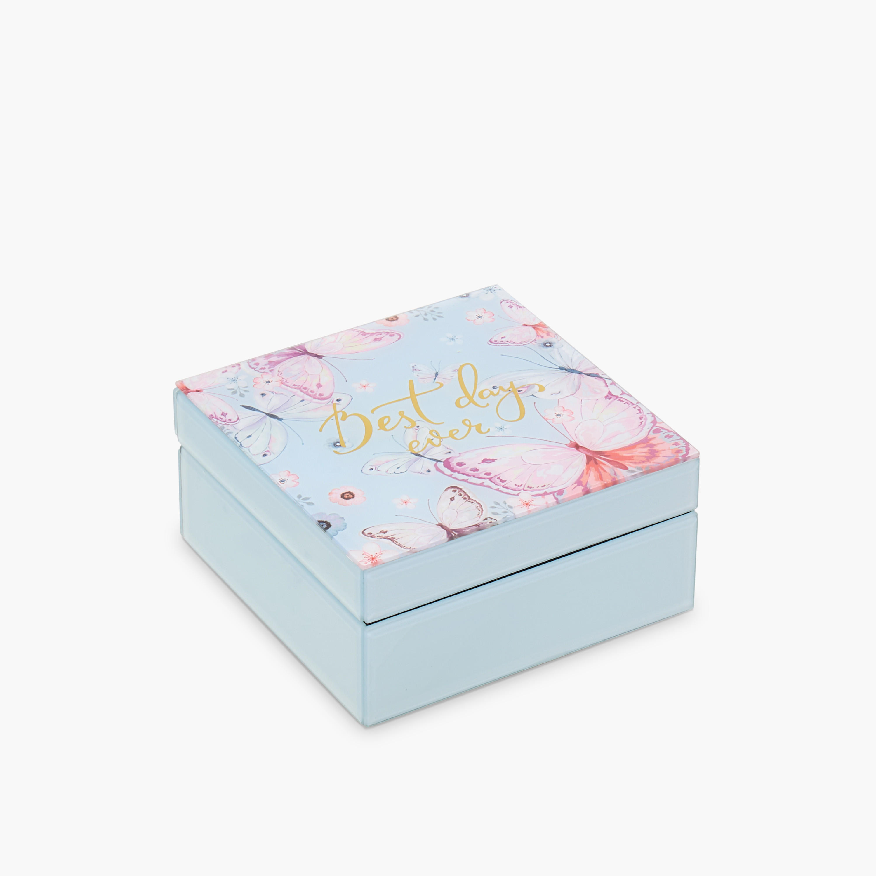 Butterfly Print Jewellery Organiser - 15x15x8 cms-women-watchesandjewellery-jewellery-storage-image-1