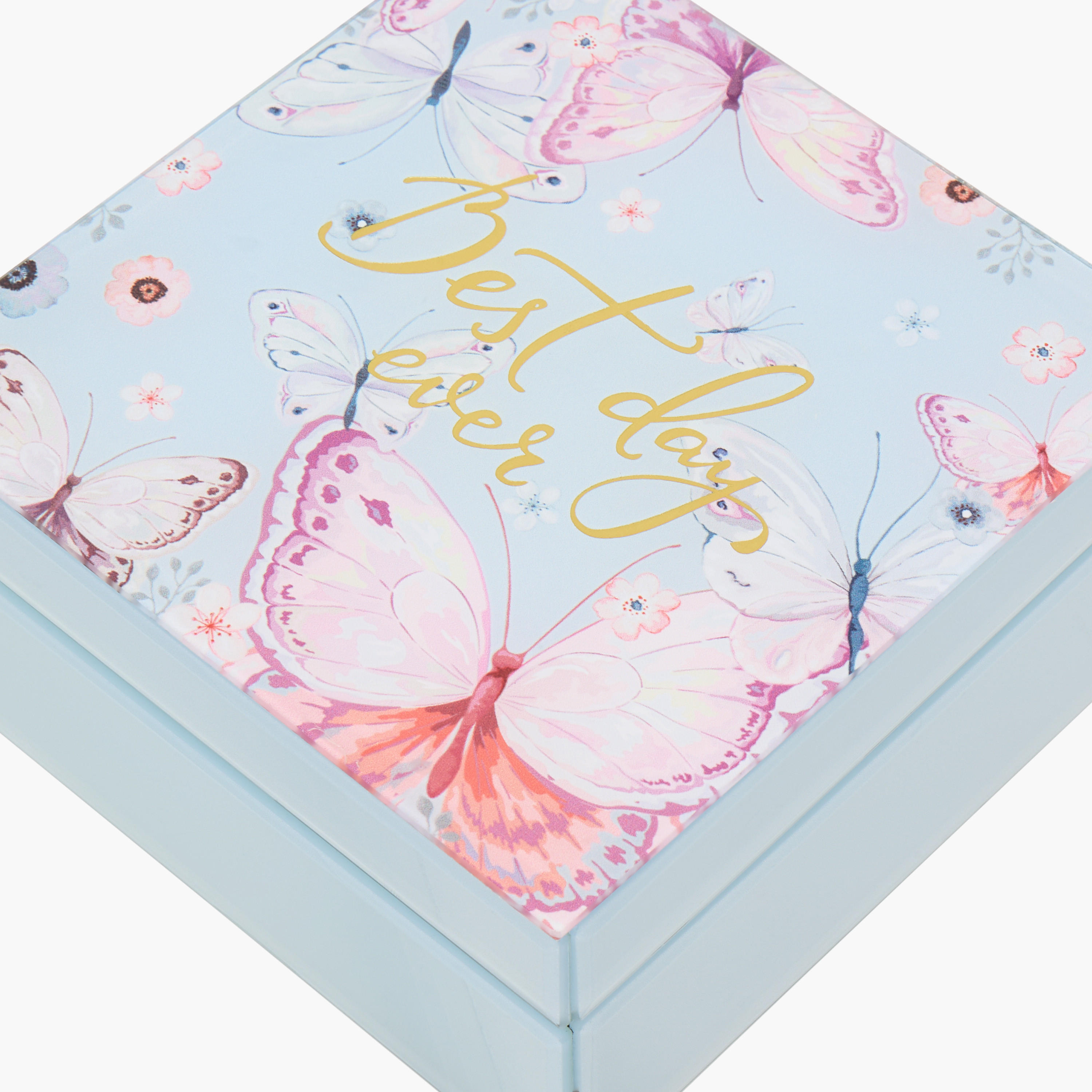 Butterfly Print Jewellery Organiser - 15x15x8 cms-women-watchesandjewellery-jewellery-storage-image-3