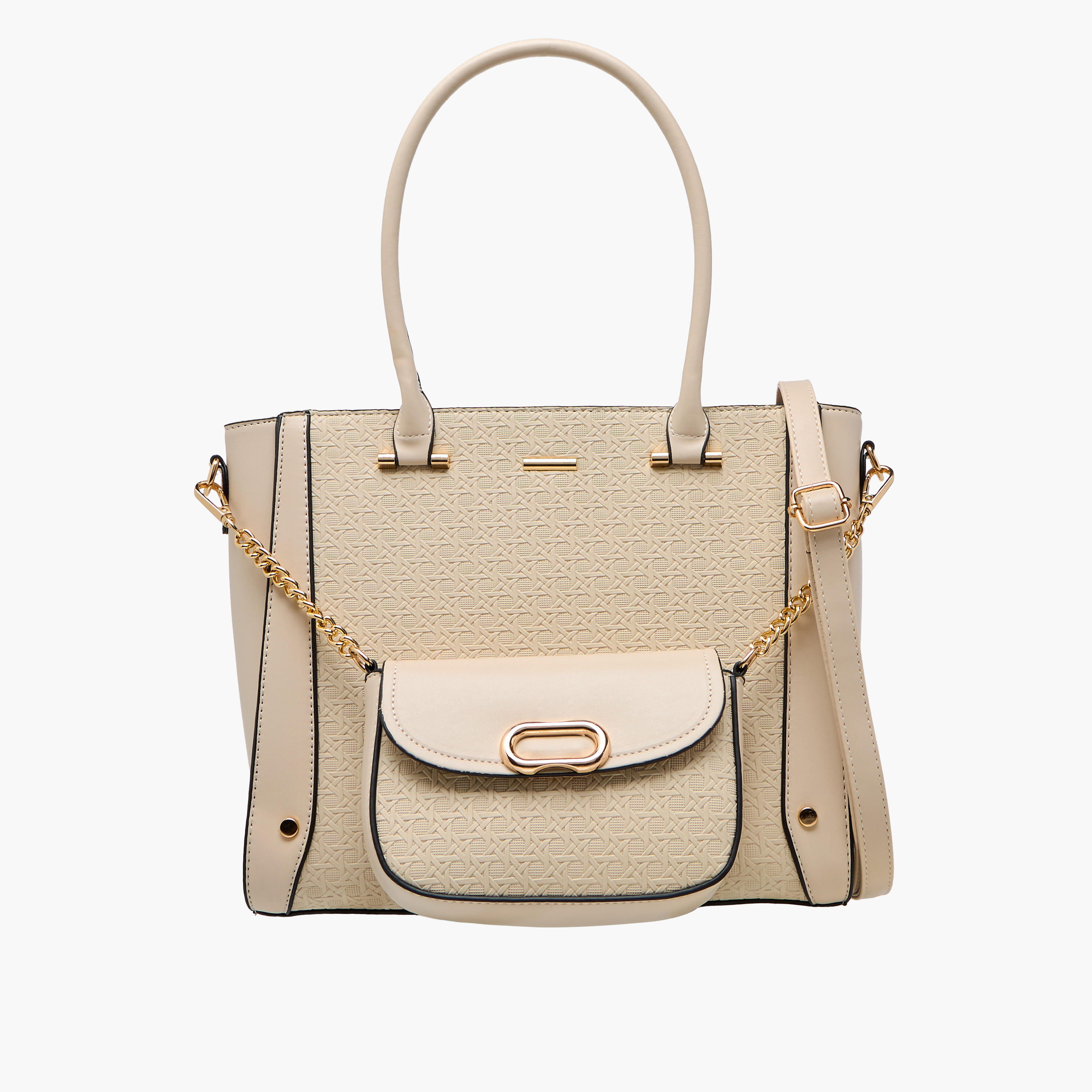 Sasha Textured Tote and Crossbody Bag Set-women-bagsandwallets-handbags-image-1