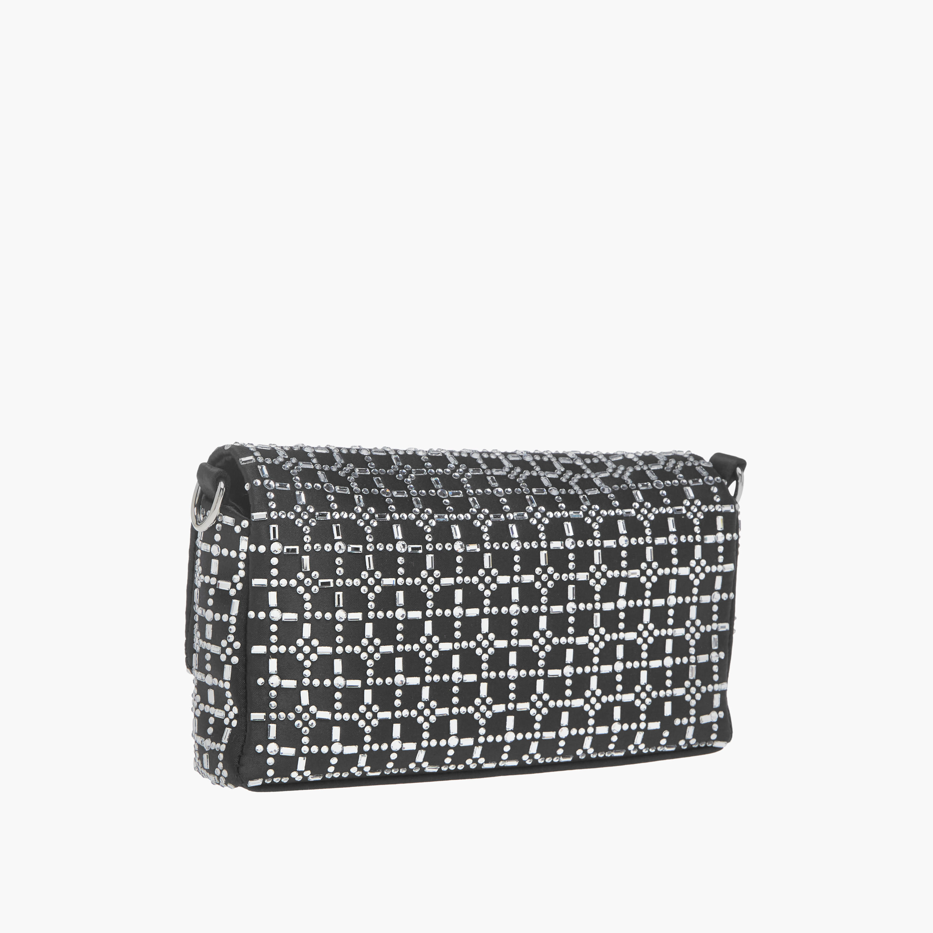 Missy Embellished Crossbody Bag with Snap Button Closure and Chain Strap-women-bagsandwallets-handbags-image-3