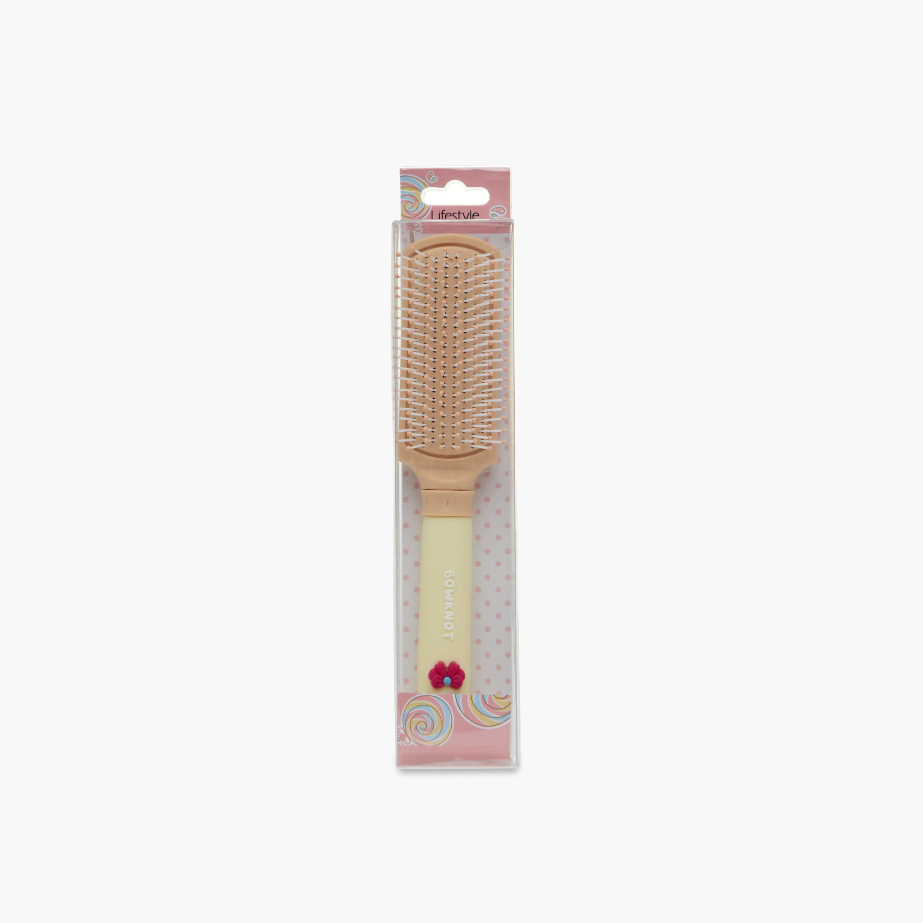 Bow Accent Rectangle Hairbrush-beautyandpersonalcare-hair-stylingtools-hairbrushesandcombs-image-5