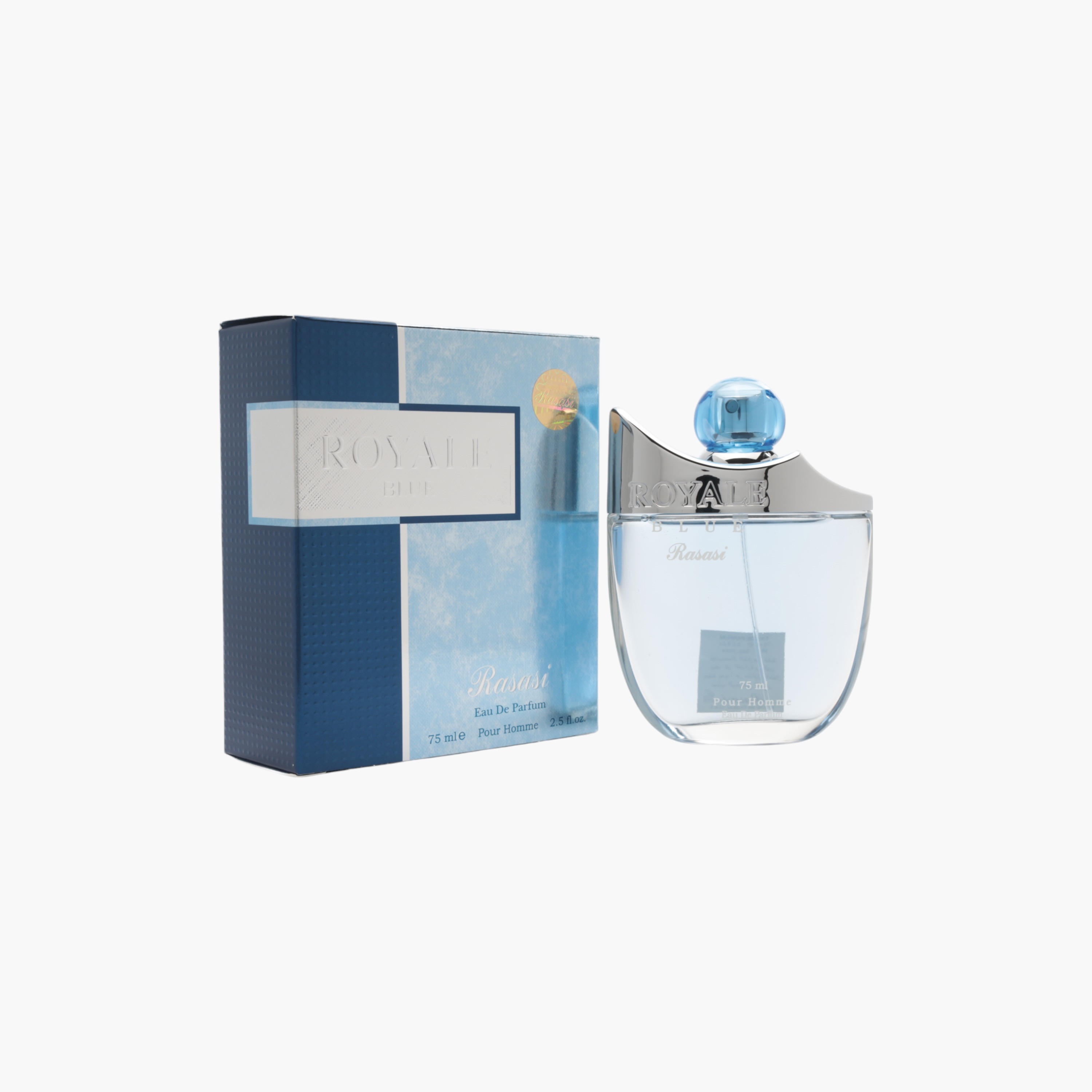 عطر  أو دو بارفان رويال بلو للرجال من رصاصي - 75 مل-beautyandpersonalcare-fragrance-men-image-2