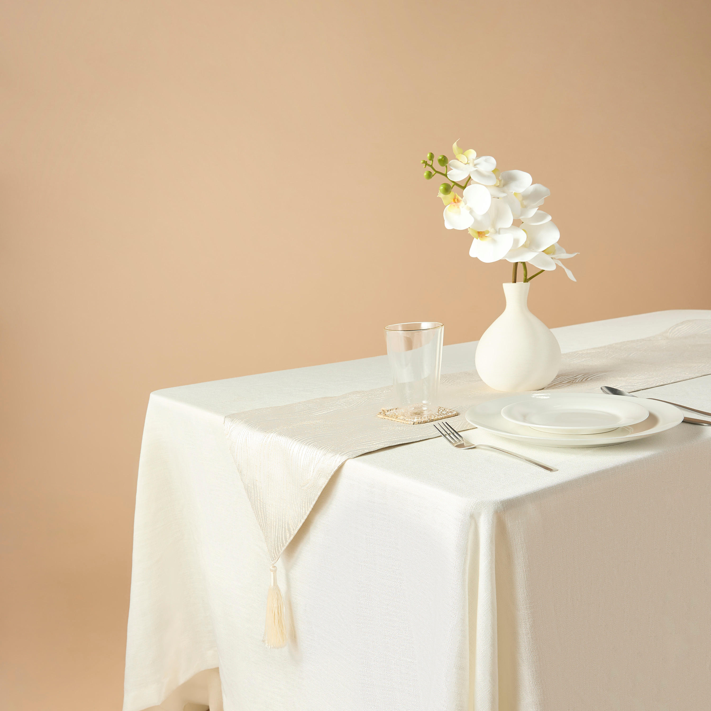 Textured Table Runner - 33x260 cms-household-dining-tablelinen-runnersandtablecovers-image-1