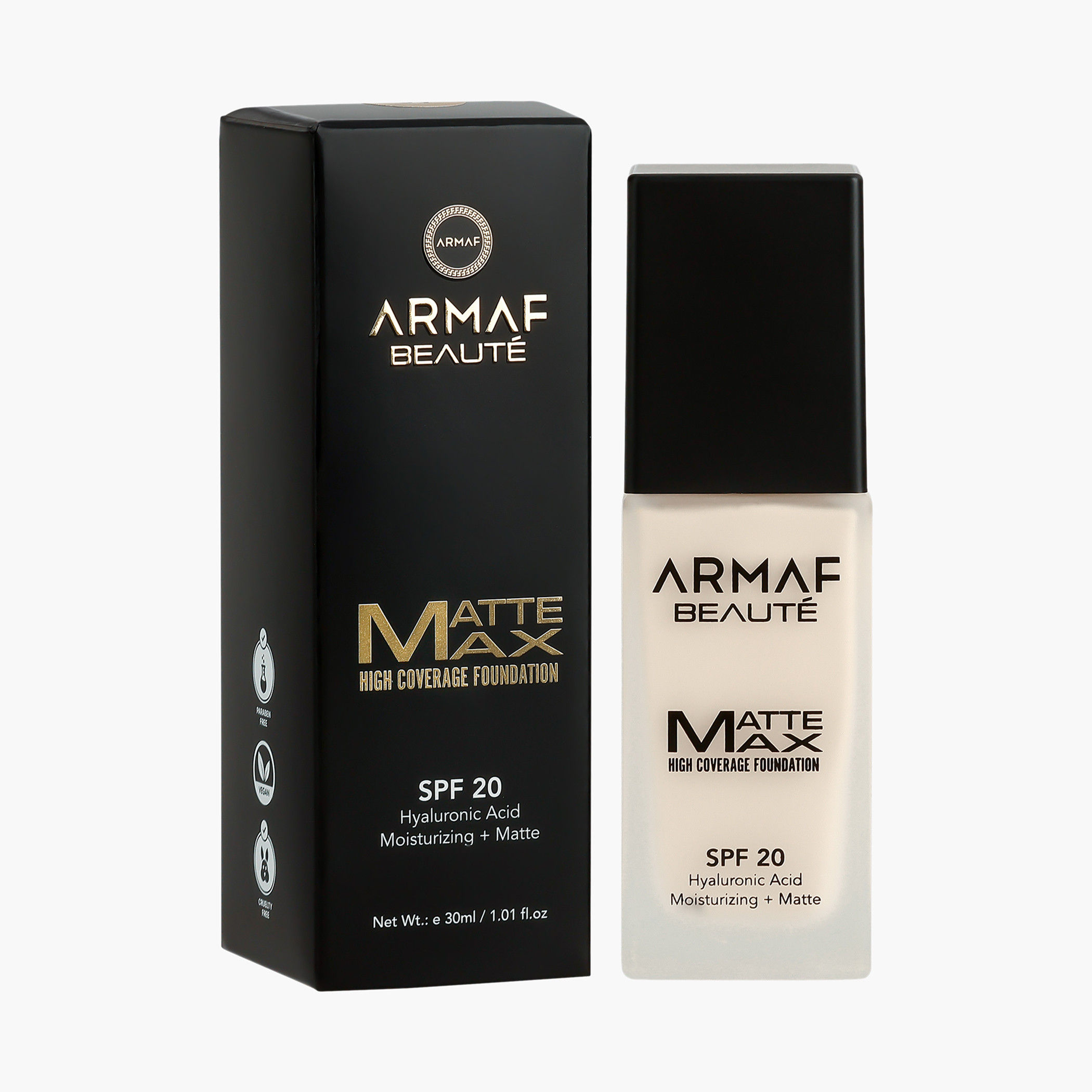 كريم أساس مطفي ماكس هاي كوفريدج بعامل حماية من الشمس 20 من أرماف بيوتي - 30 مل-beautyandpersonalcare-makeup-face-foundations-image-6