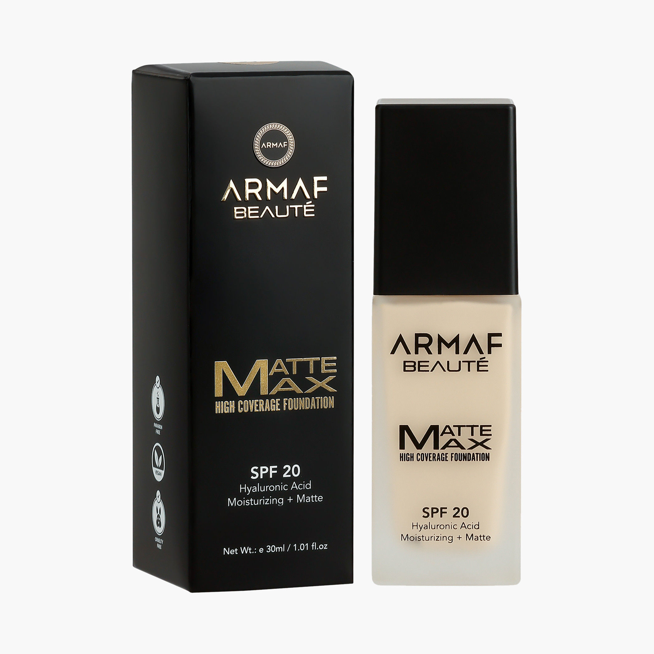 كريم أساس مطفي ماكس هاي كوفريدج بعامل حماية من الشمس 20 من أرماف بيوتي - 30 مل-beautyandpersonalcare-makeup-face-foundations-image-11