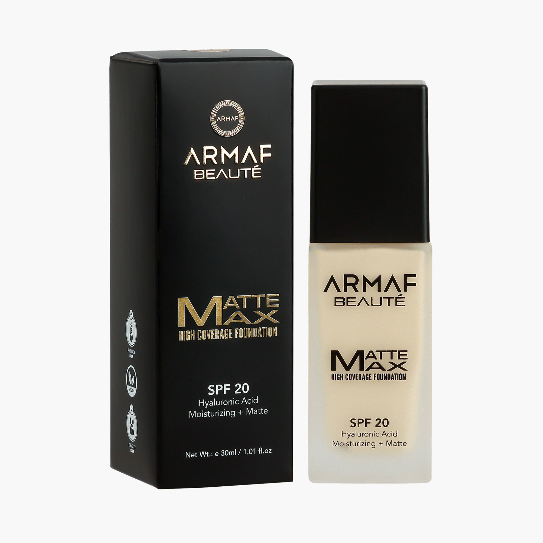 كريم أساس مطفي ماكس هاي كوفريدج بعامل حماية من الشمس 20 من أرماف بيوتي - 30 مل-beautyandpersonalcare-makeup-face-foundations-image-14
