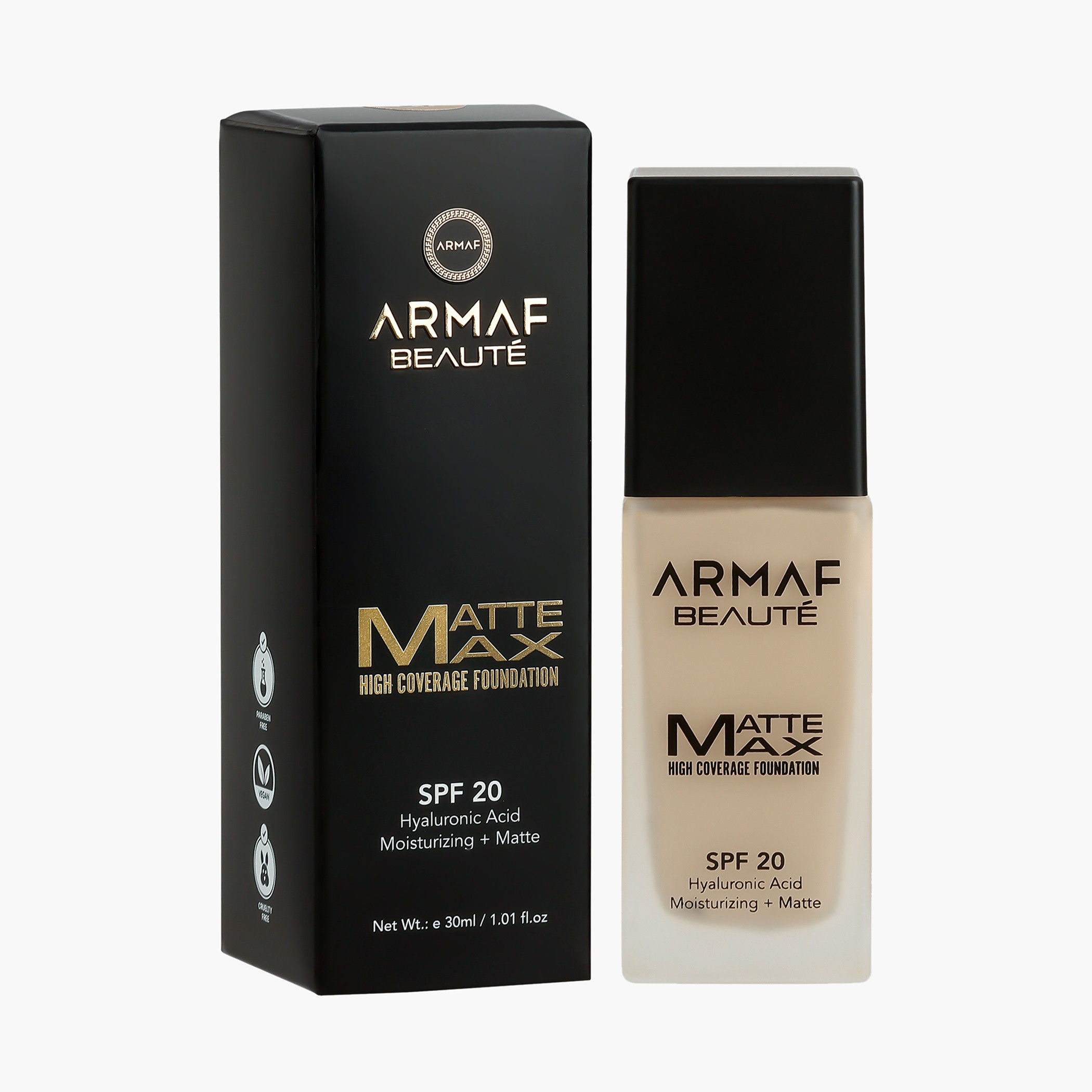 كريم أساس مطفي ماكس هاي كوفريدج بعامل حماية من الشمس 20 من أرماف بيوتي - 30 مل-beautyandpersonalcare-makeup-face-foundations-image-23