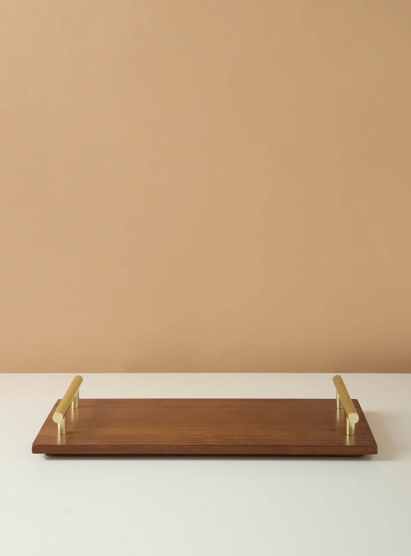 صينية ديكور بارزة الملمس بمقابض - 36x17x5 سم-household-dining-serveware-servingtrays-image-2