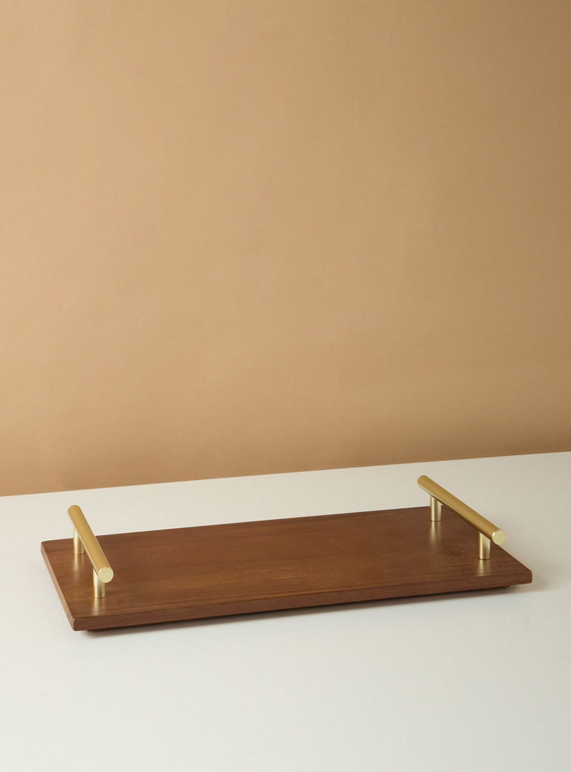 صينية ديكور بارزة الملمس بمقابض - 36x17x5 سم-household-dining-serveware-servingtrays-image-3