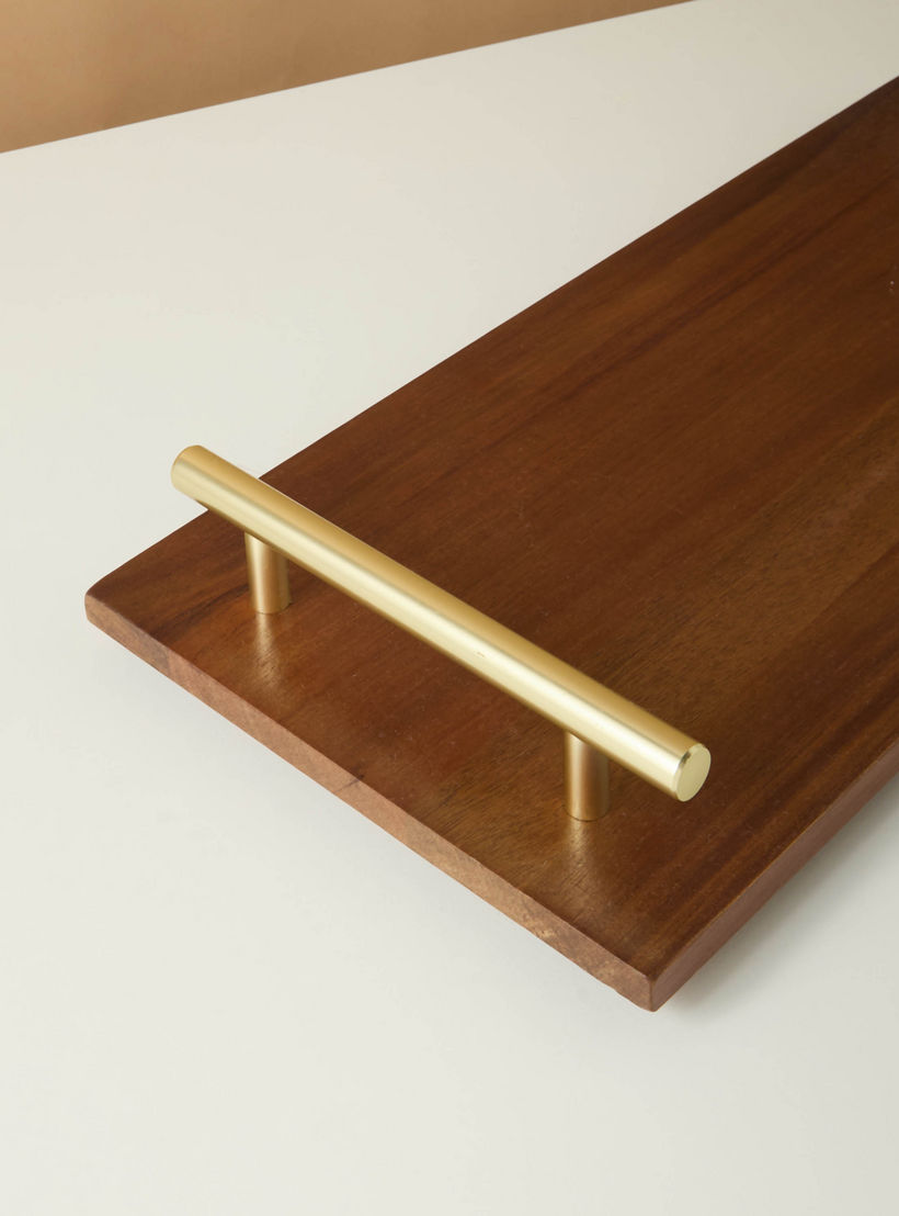 صينية ديكور بارزة الملمس بمقابض - 36x17x5 سم-household-dining-serveware-servingtrays-image-4