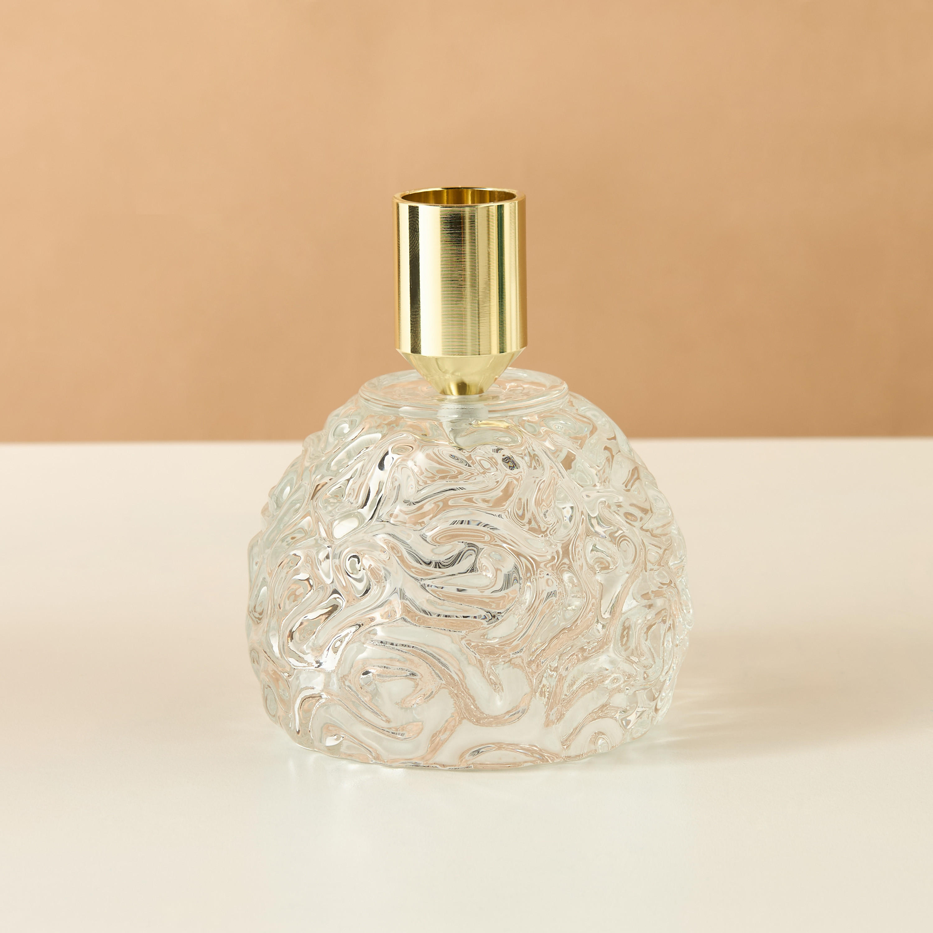 Glass Taper Candleholder - 10 cms-household-decor-candleholdersandlanterns-image-2
