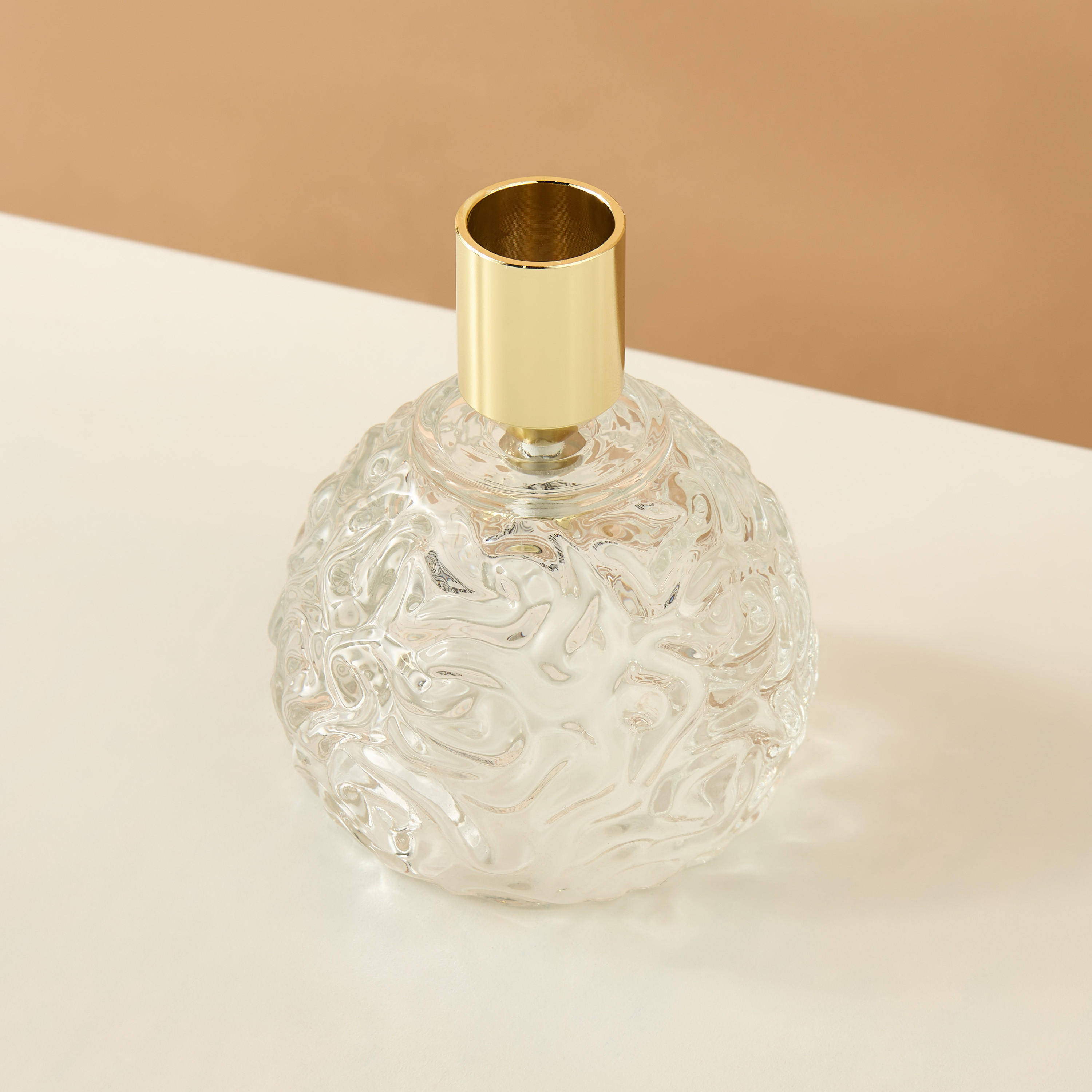 Glass Taper Candleholder - 10 cms-household-decor-candleholdersandlanterns-image-3