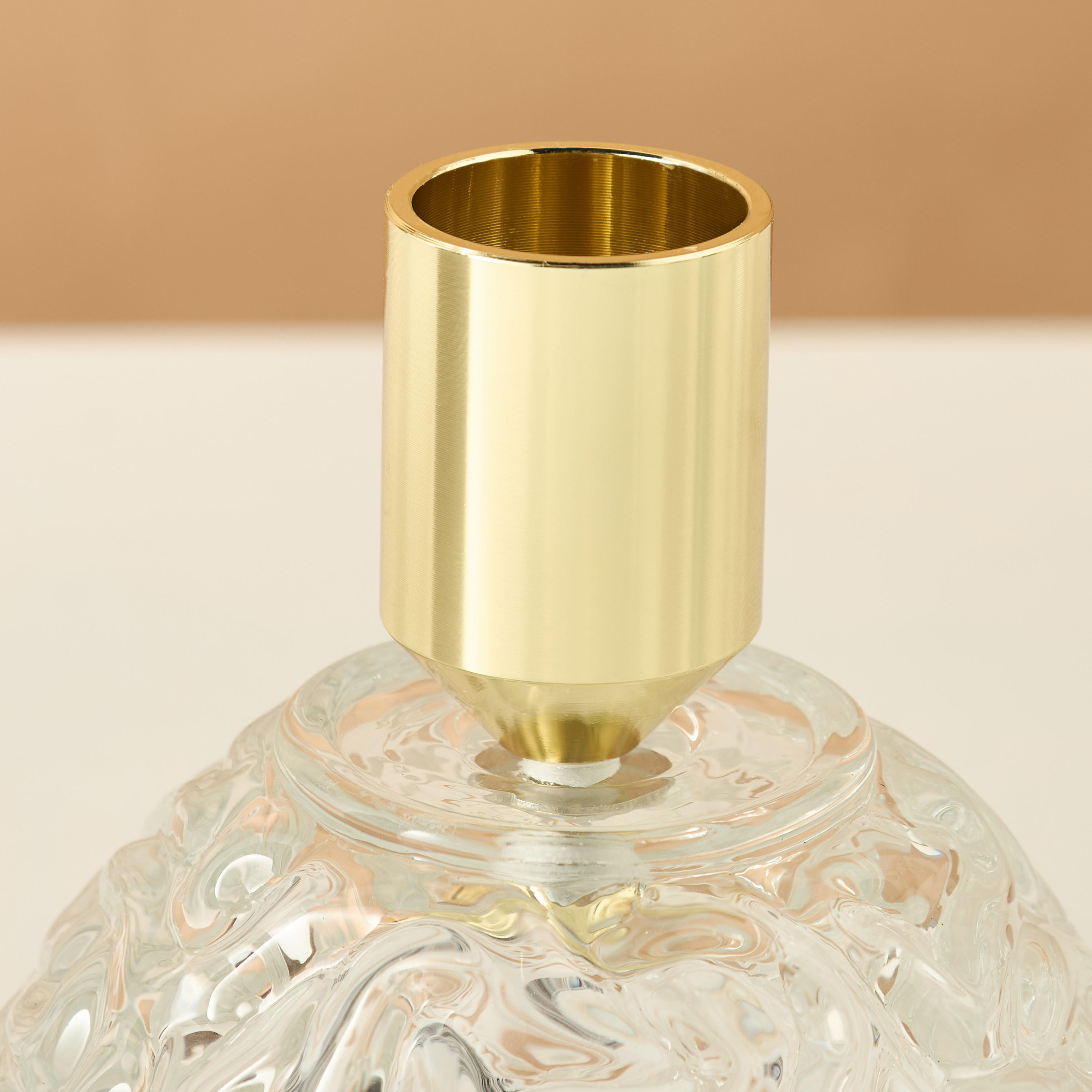 Glass Taper Candleholder - 10 cms-household-decor-candleholdersandlanterns-image-4