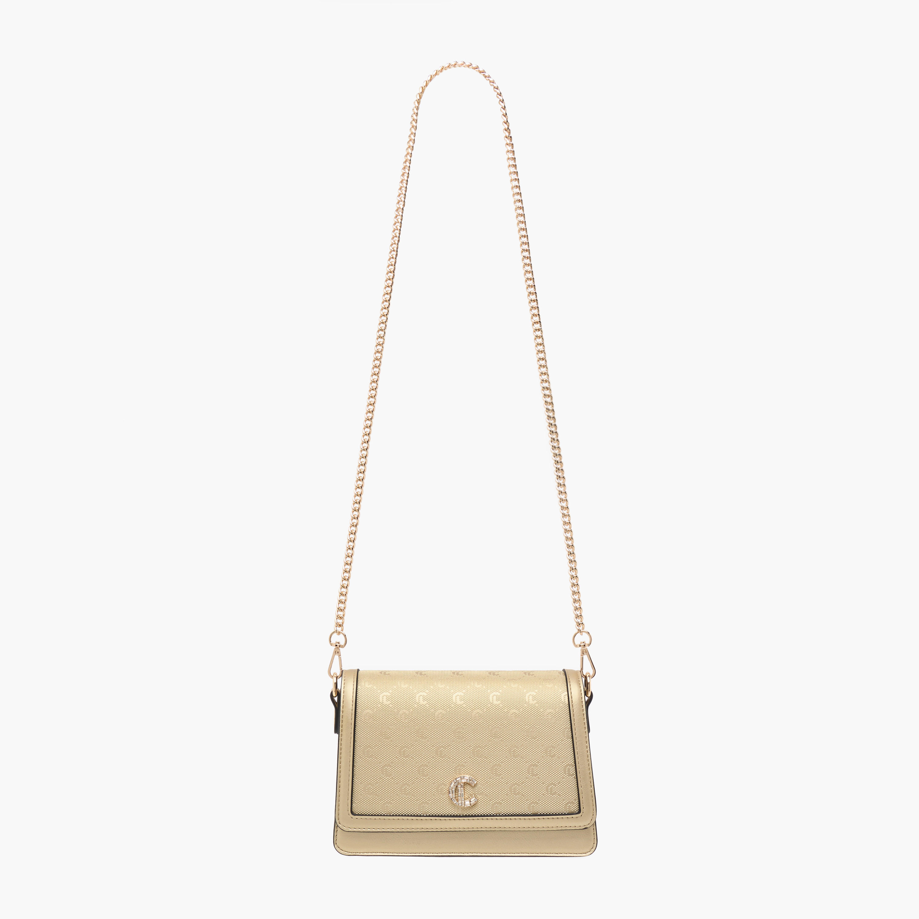 Le Confort Monogram Embossed Crossbody Bag with Button Closure-women-bagsandwallets-handbags-image-2