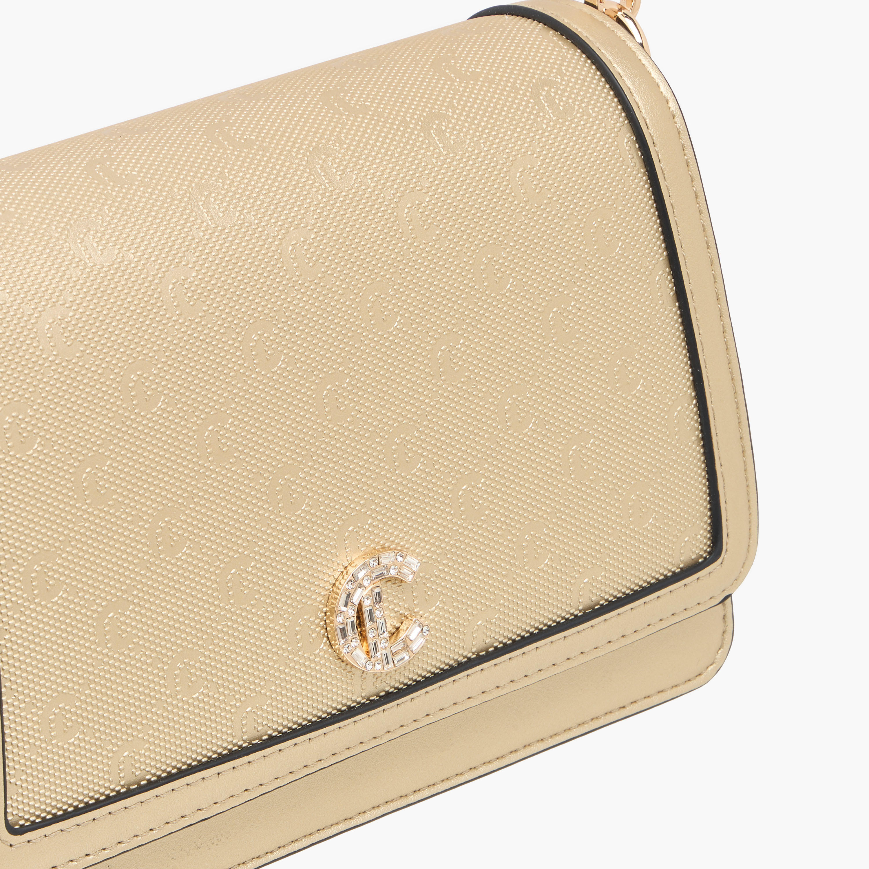 Le Confort Monogram Embossed Crossbody Bag with Button Closure-women-bagsandwallets-handbags-image-4