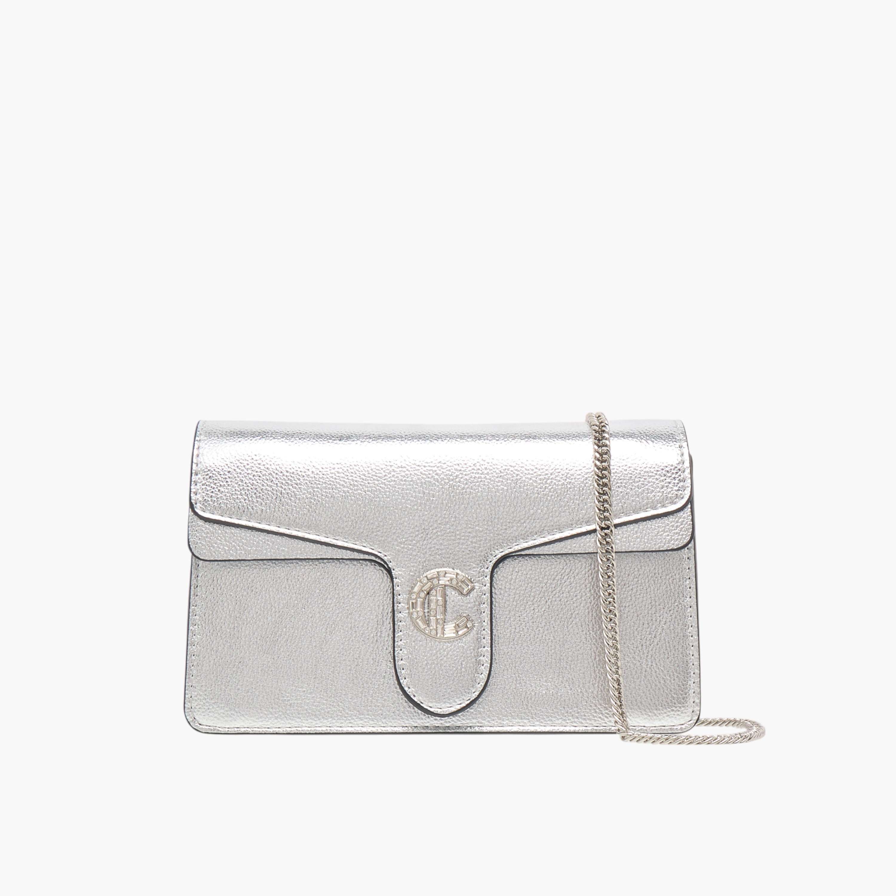 Le Confort Textured Crossbody Bag with Button Closure-women-bagsandwallets-handbags-image-1