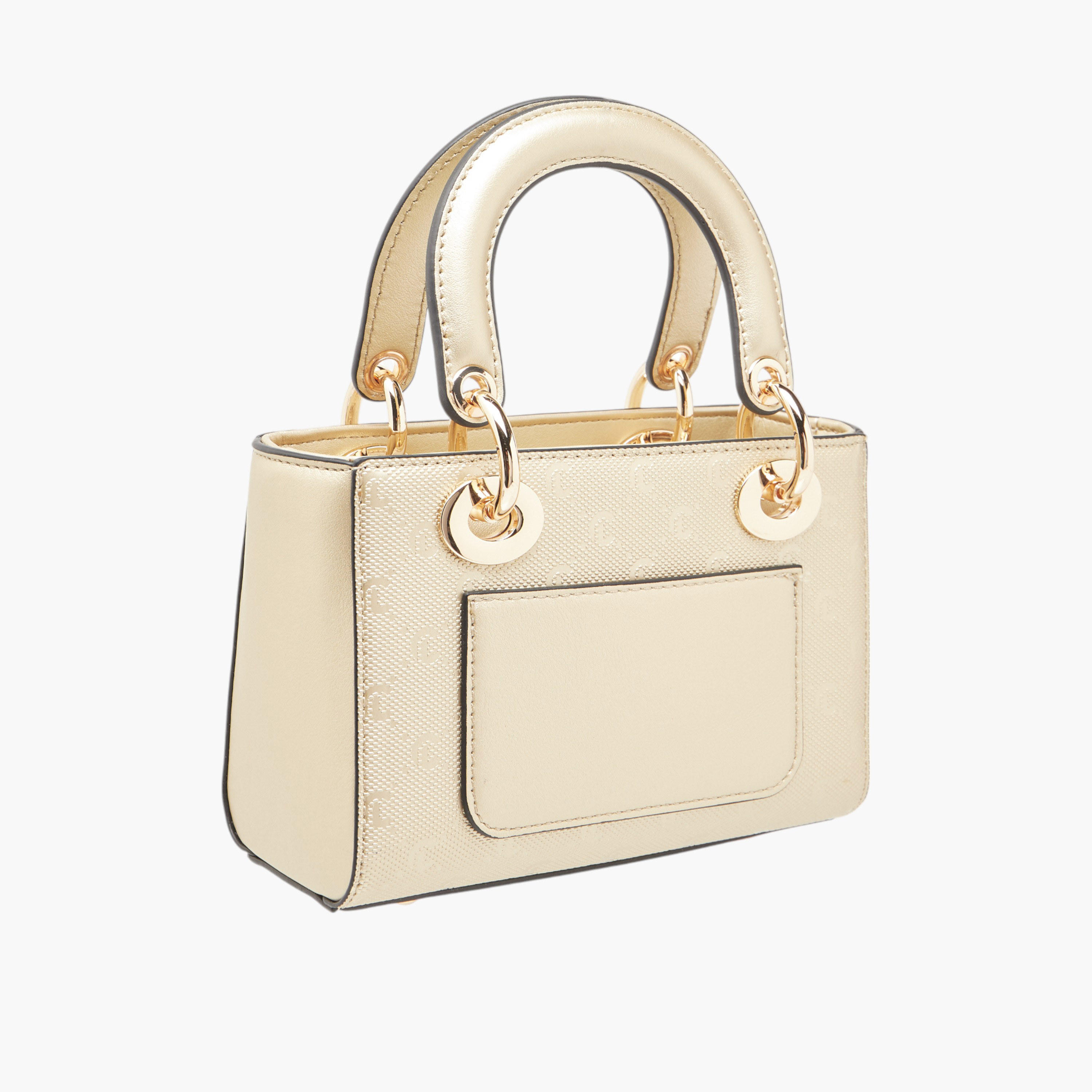 شنطة توتي بنقوش مونوجرام وسحاب إغلاق من لي كونفورت-women-bagsandwallets-handbags-image-3