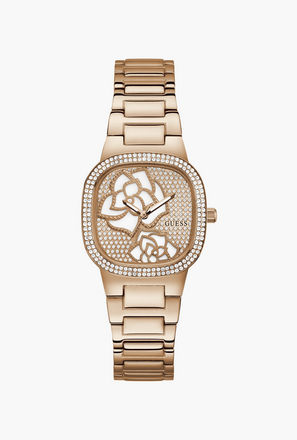 Guess Women's 32 MM Rose Gold Analog Stainless Steel Watch | GW0544L4-women-image-1