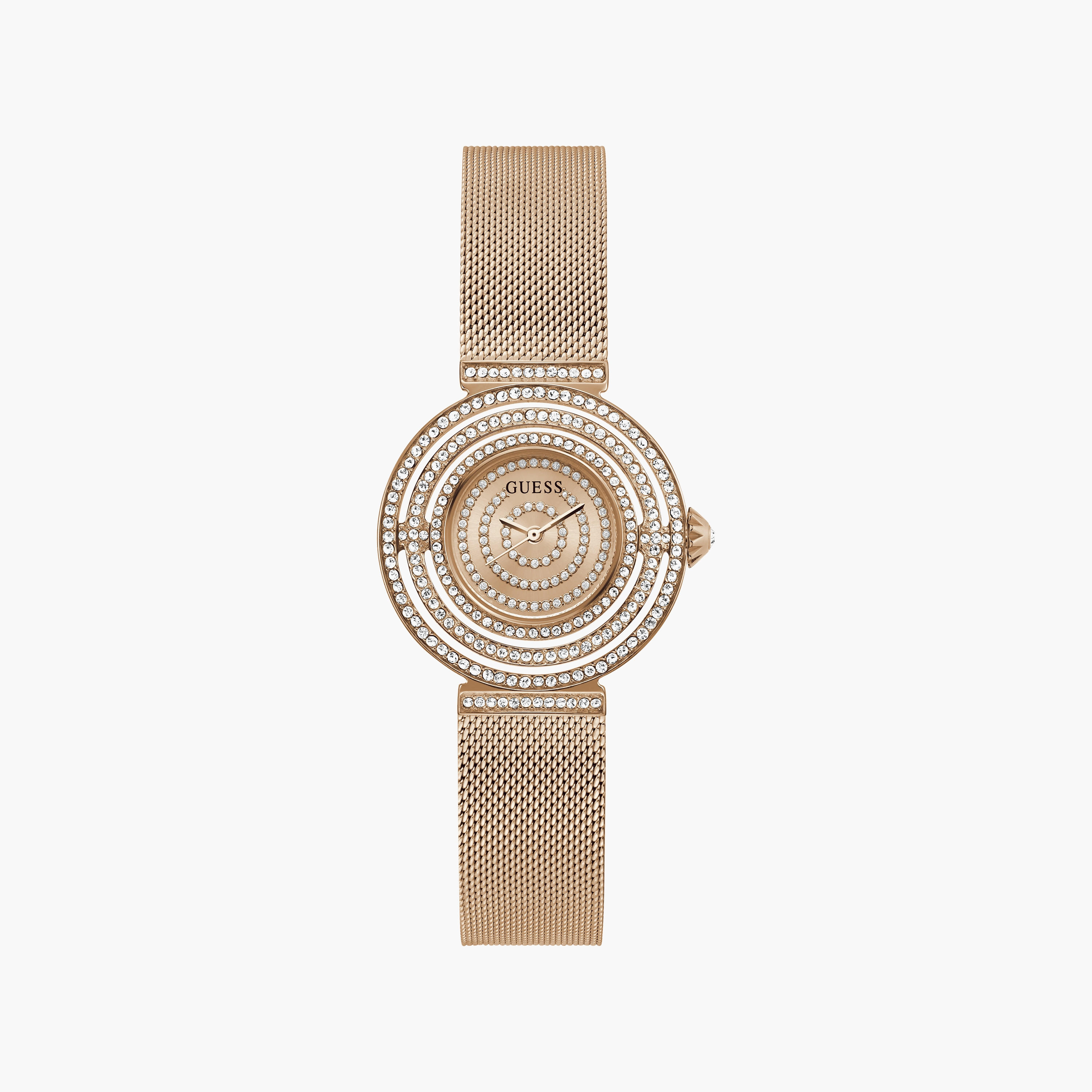ساعة نسائية أنالوج من الستانلس ستيل باللون الذهبي الوردي مقاس 32 ملم من جيس| GW0550L3-women-watchesandjewellery-watches-image-1