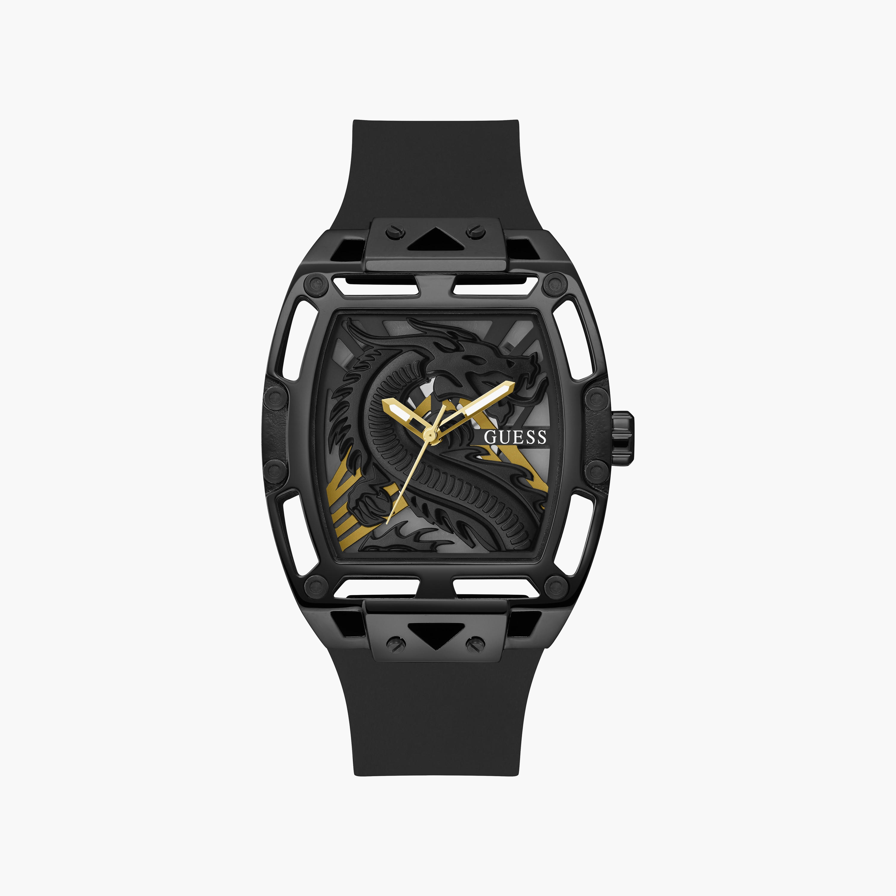 ساعة رجالية أنالوج من الستانلس ستيل باللون الأسود مقاس 44 مم من جيس | GW0648G1-men-watchesandjewellery-watches-image-1