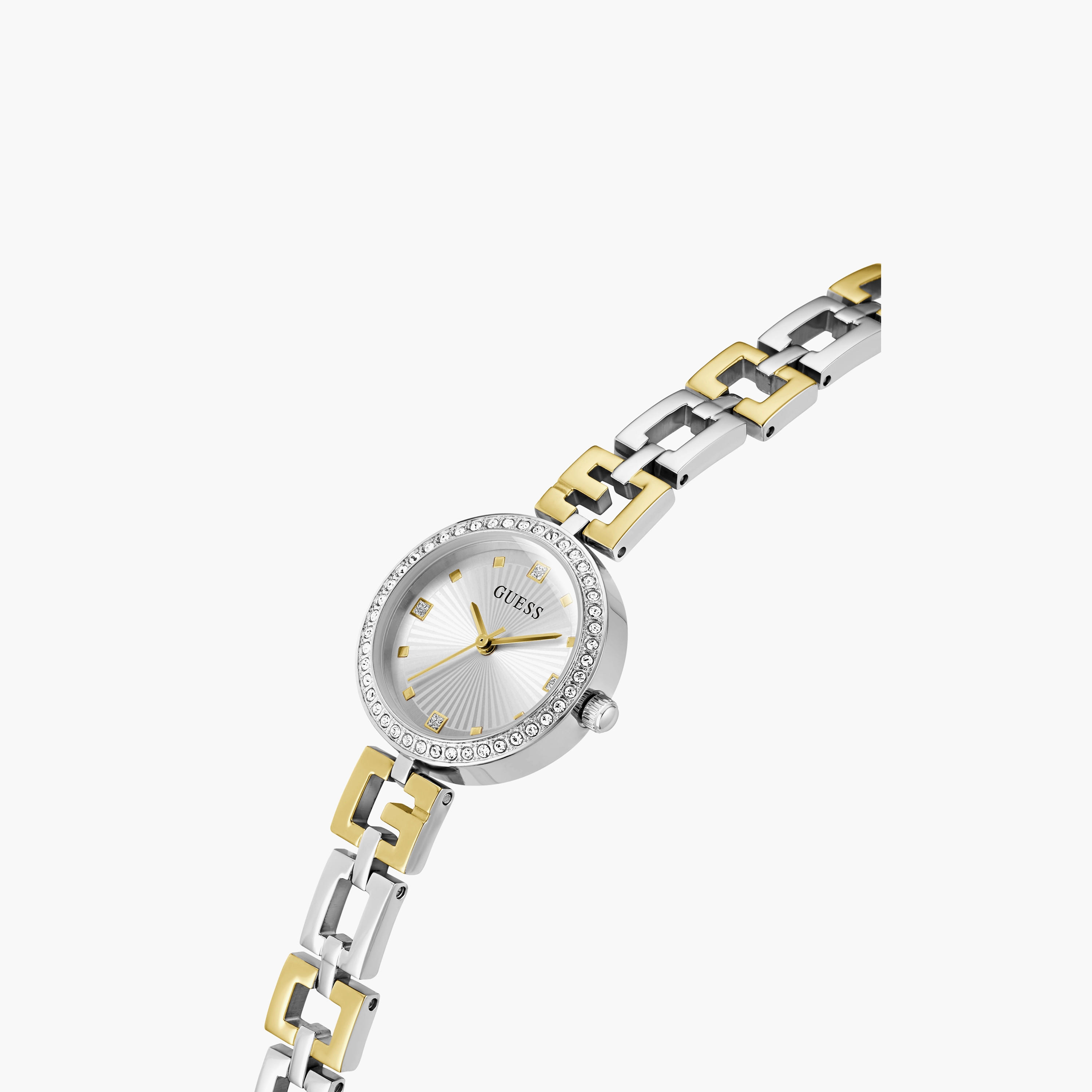 Guess Women's 26 MM Gold & Silver Analog Stainless Steel Watch | GW0656L1-women-watchesandjewellery-watches-image-2