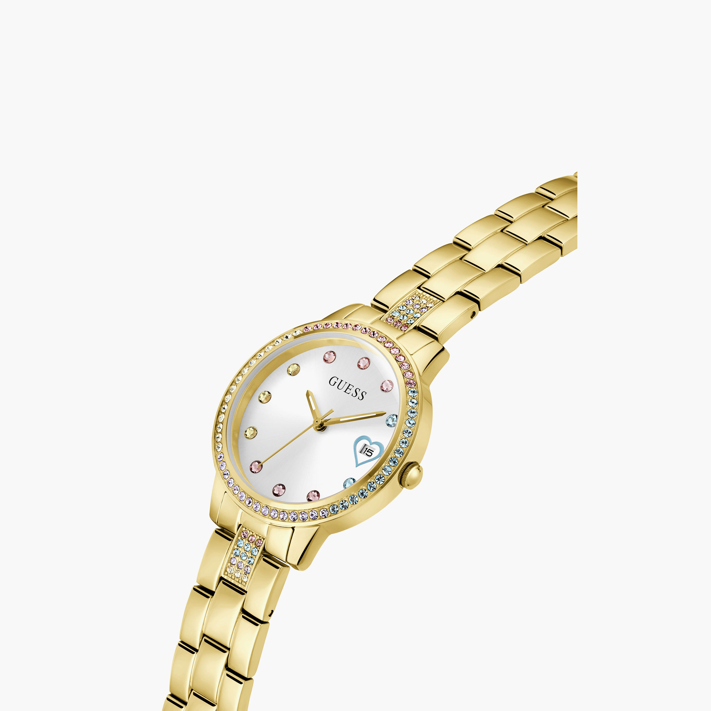 Guess Women's 34 MM Gold Analog Stainless Steel Watch | GW0657L2-women-watchesandjewellery-watches-image-2