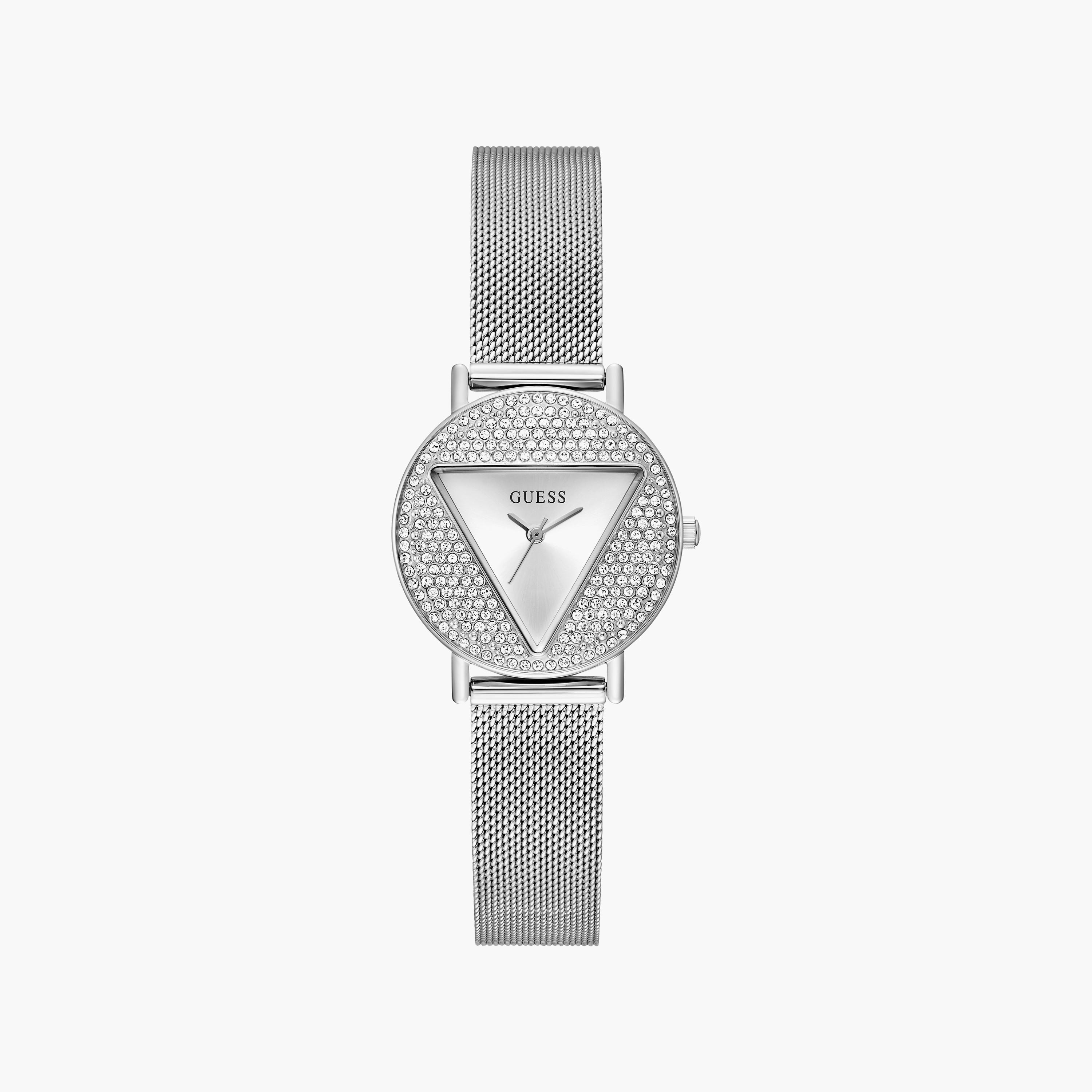 Guess Women's 30 MM Silver Analog Stainless Steel Watch | GW0671L1-women-watchesandjewellery-watches-image-1