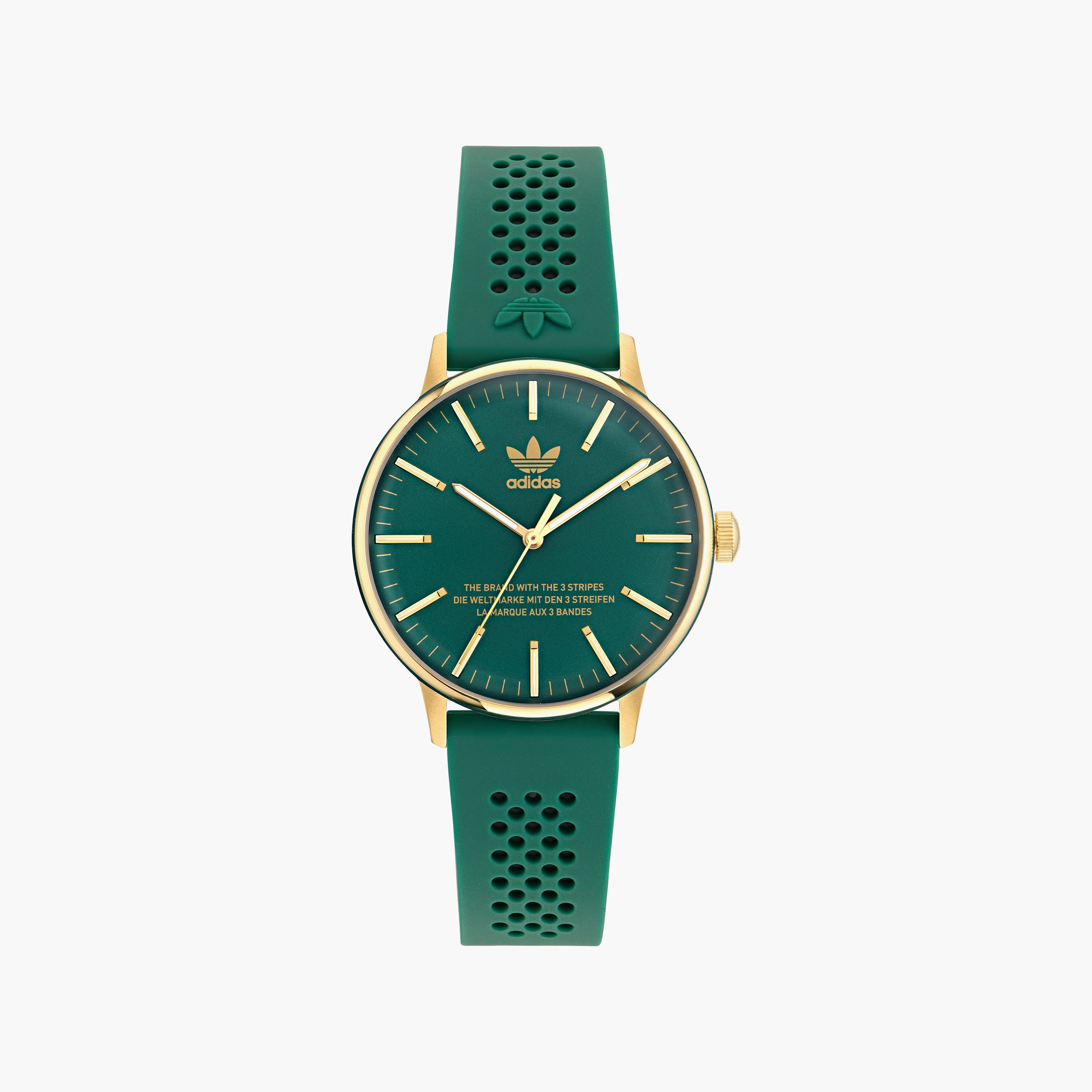 ساعة سيليكون أنالوج مقاس 38 مم باللون الأسود من أديداس | AOSY23524-men-watchesandjewellery-watches-image-4