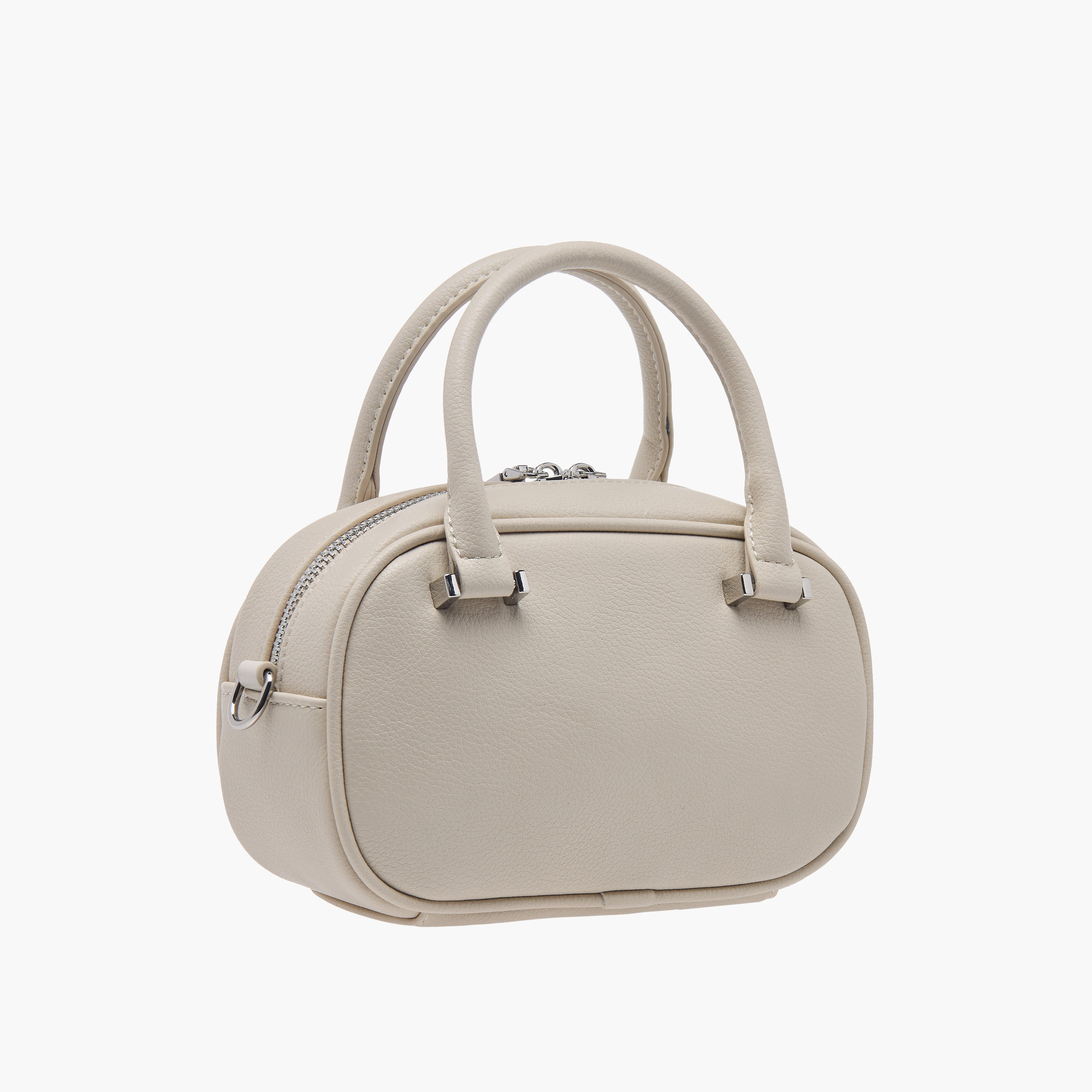 Missy Textured Tote Bag with Zip Closure and Adjustable Strap-women-bagsandwallets-handbags-image-3