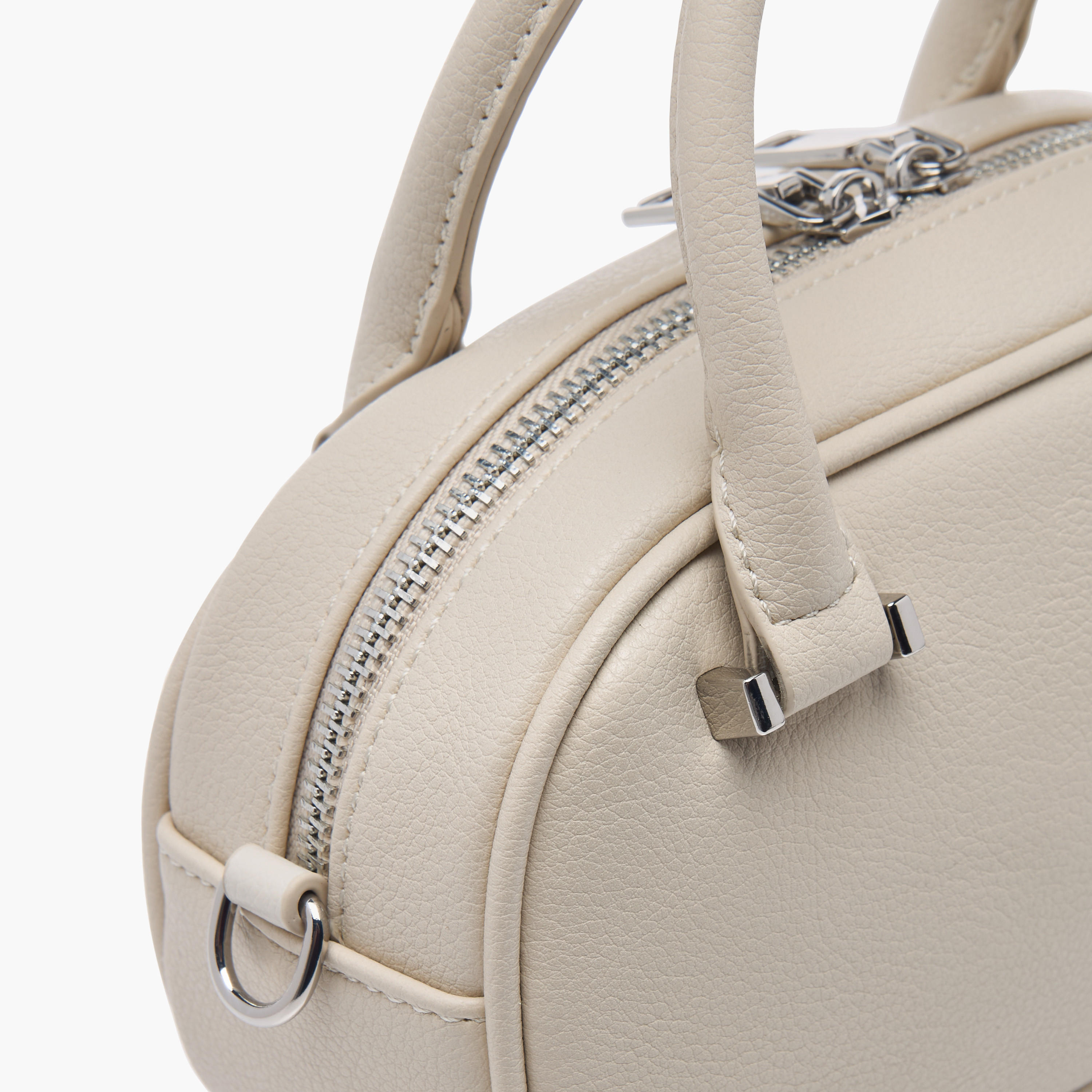 Missy Textured Tote Bag with Zip Closure and Adjustable Strap-women-bagsandwallets-handbags-image-5
